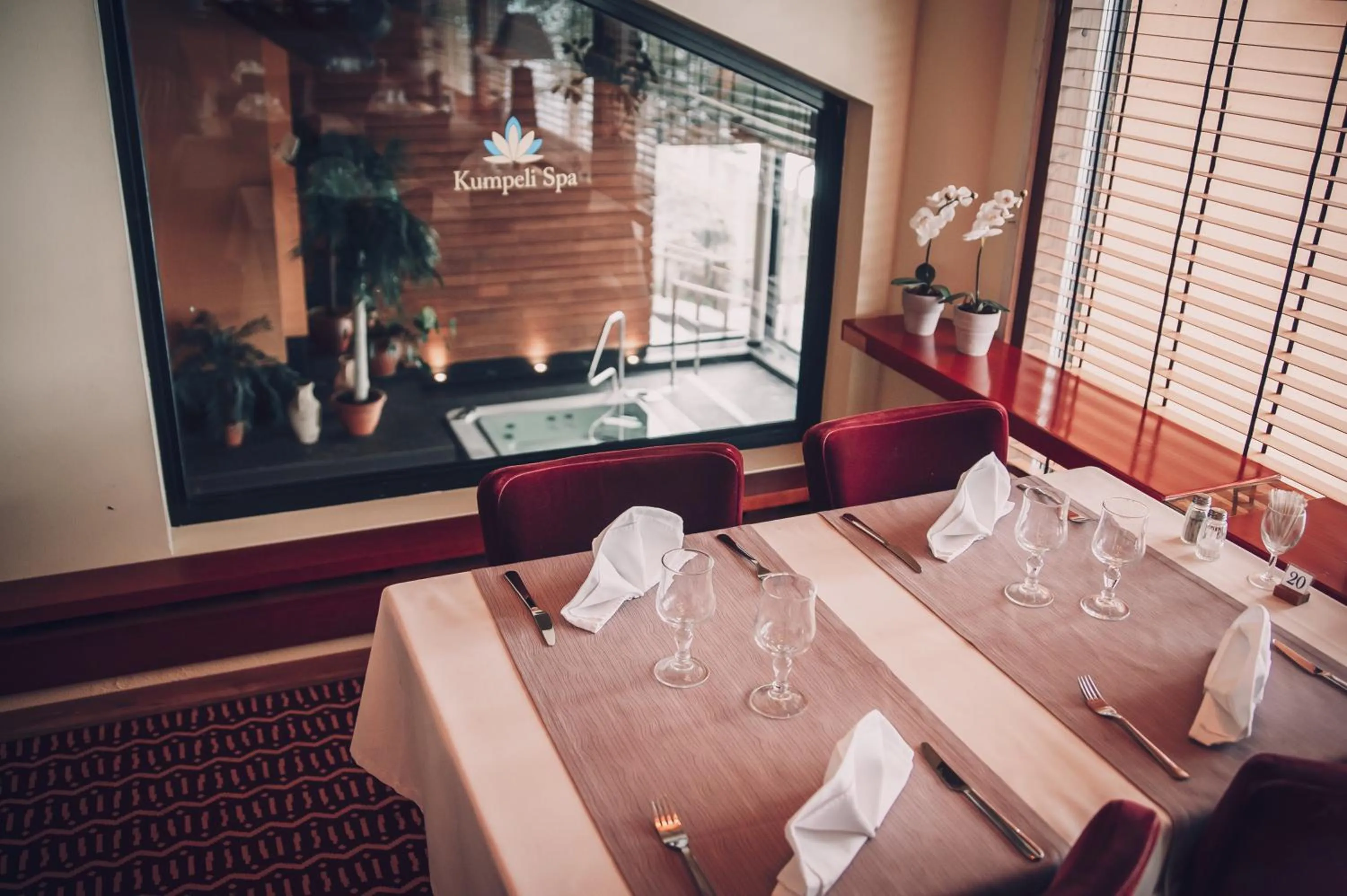 Dining area in Hotel Kumpeli Spa