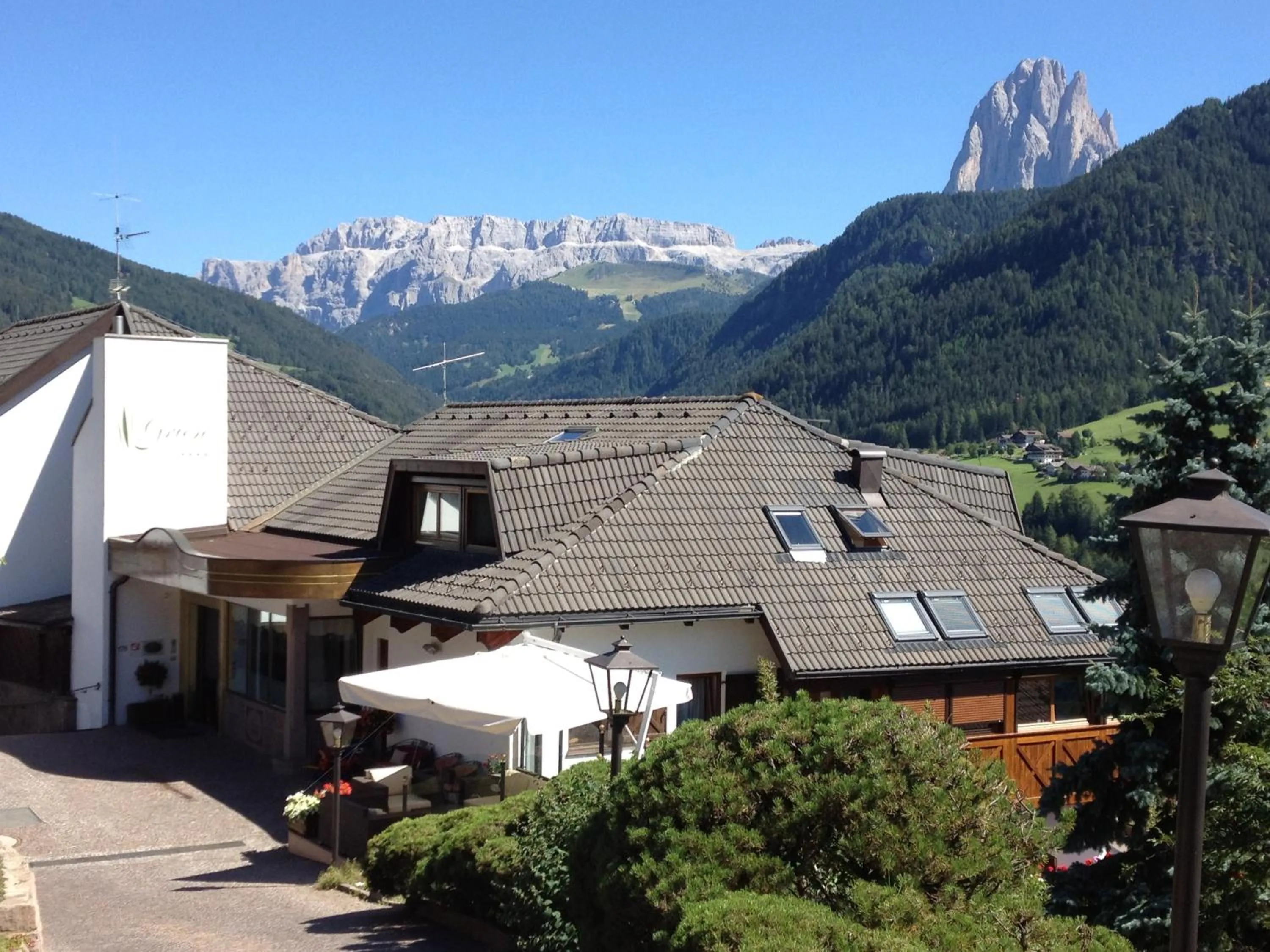 Mountain view in Hotel Grien