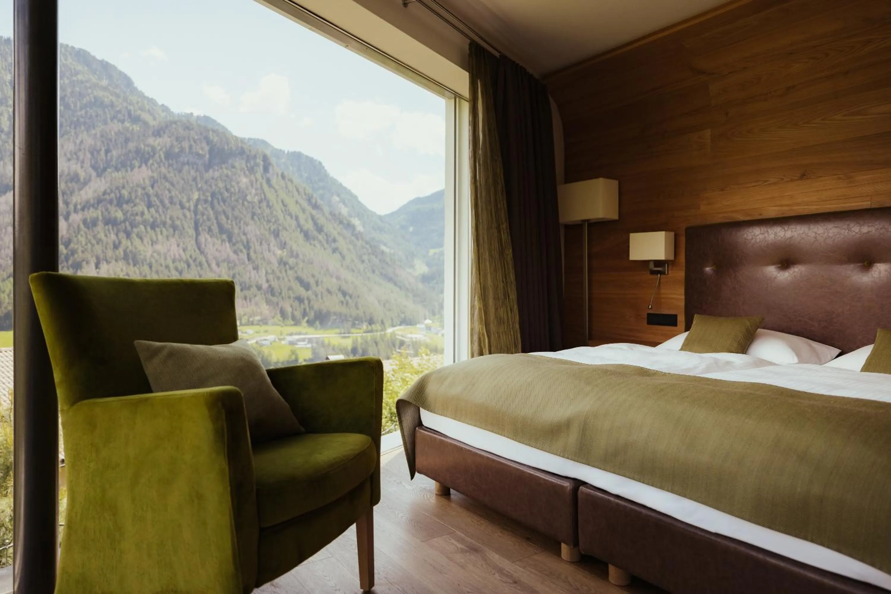 View (from property/room), Bed in Hotel Grien