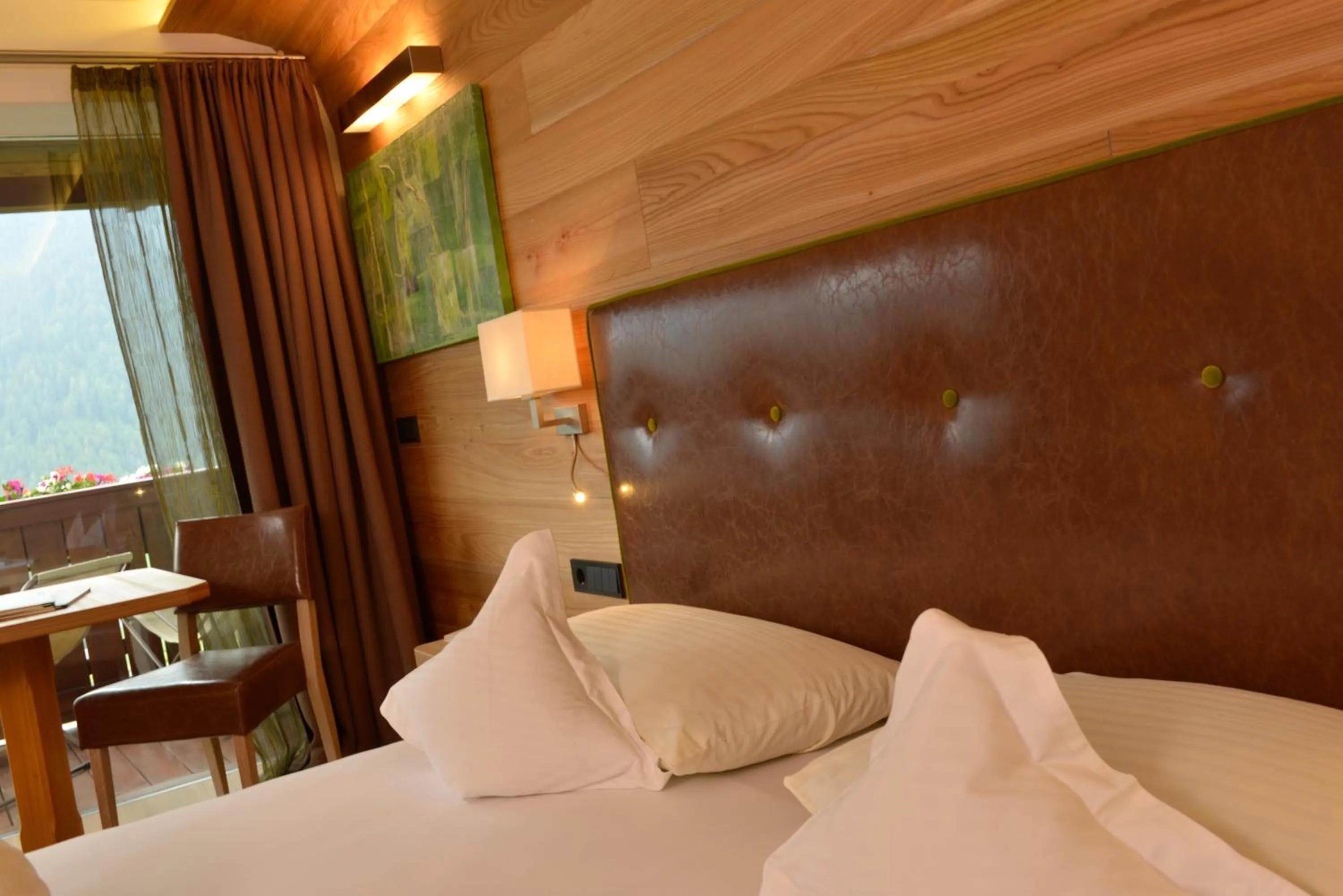 Decorative detail, Bed in Hotel Grien