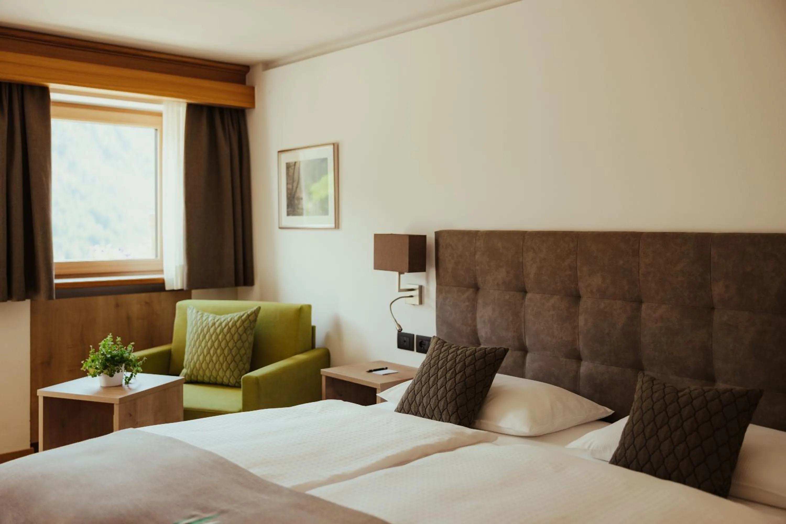 Bedroom, Bed in Hotel Grien