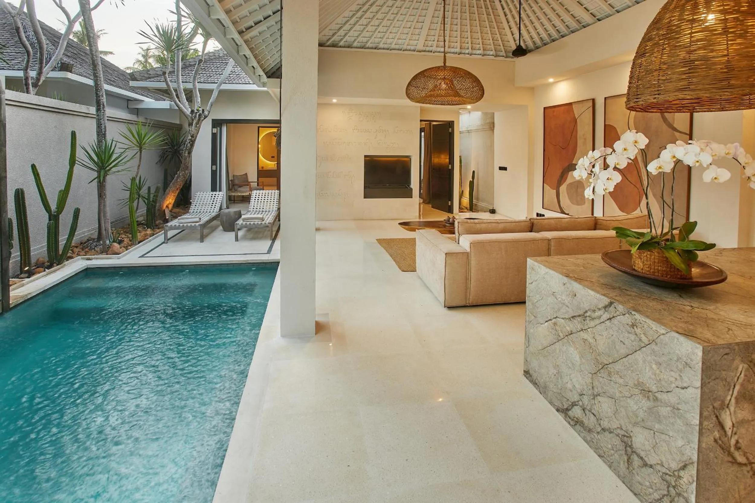 Living room in Ahimsa Beach