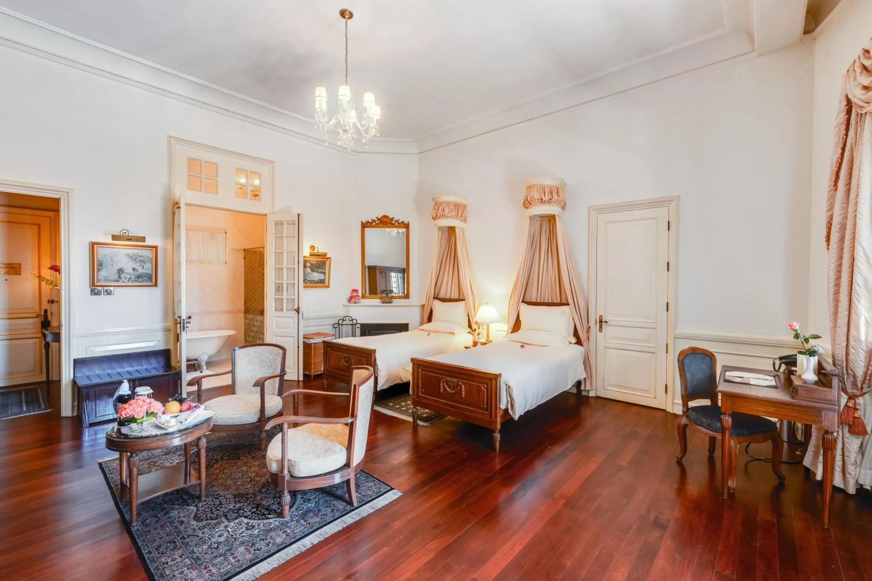 Bed in Dalat Palace Heritage Hotel