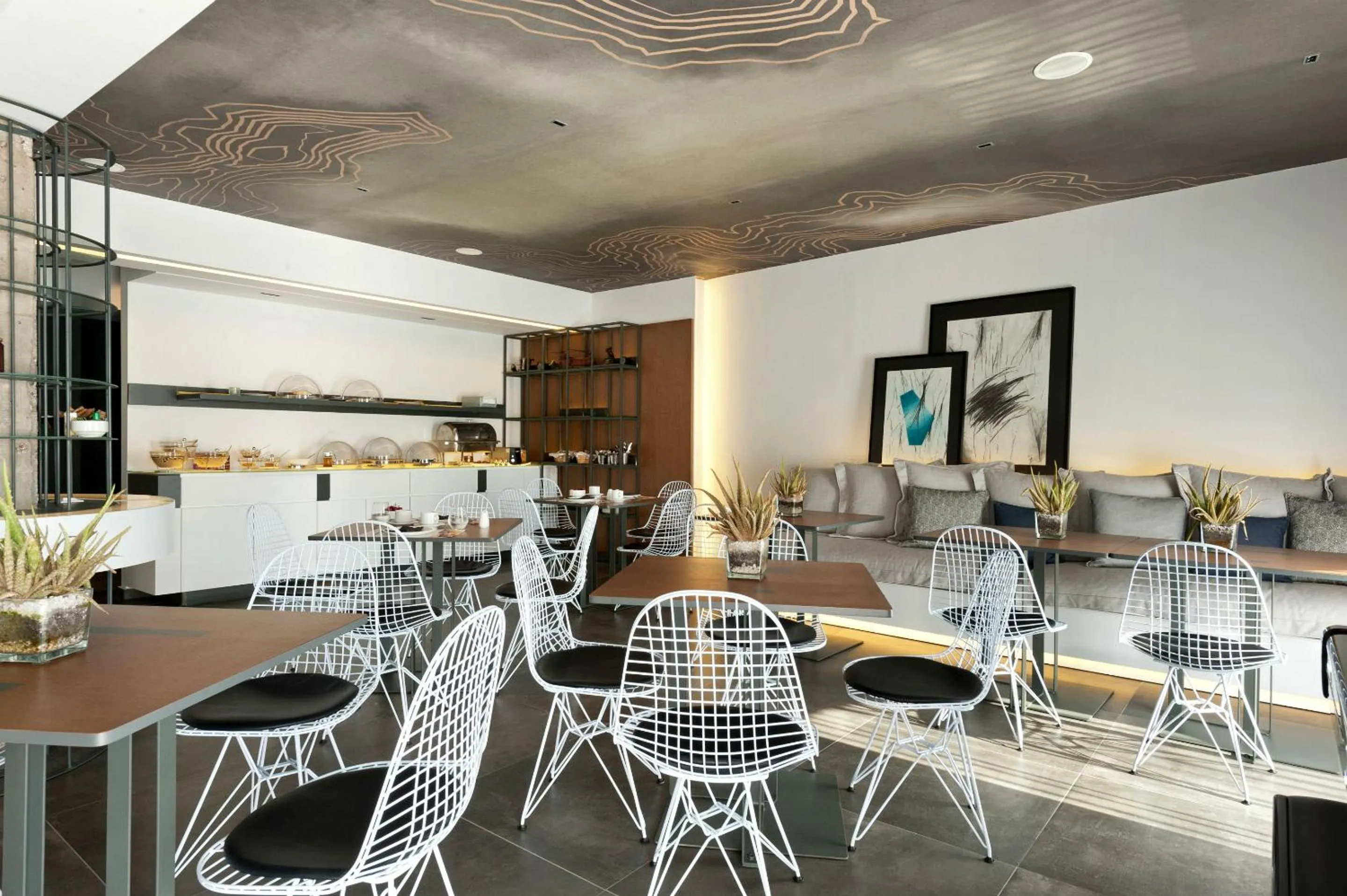 Buffet breakfast in Thomais Boutique Hotel