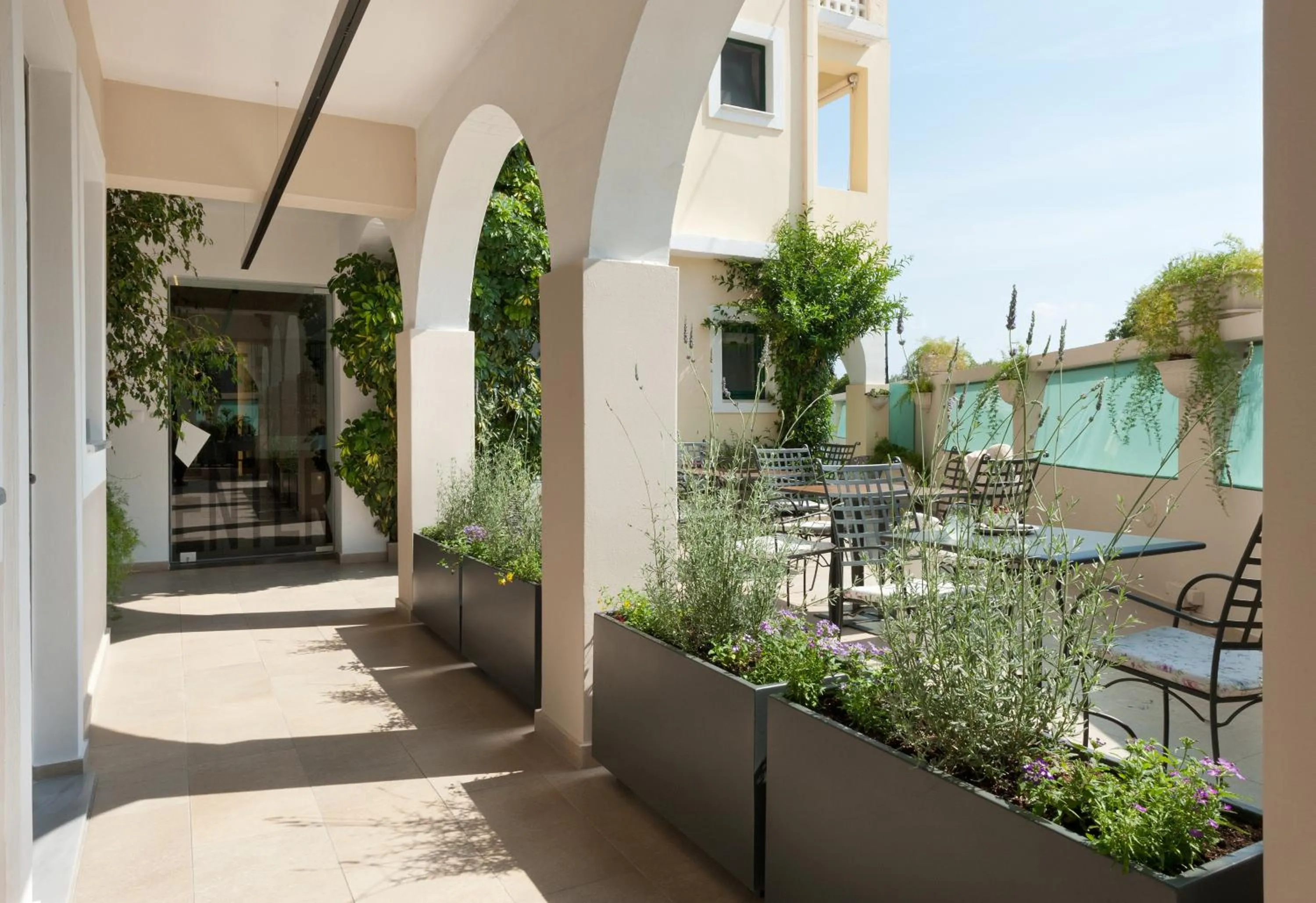 Facade/entrance in Thomais Boutique Hotel