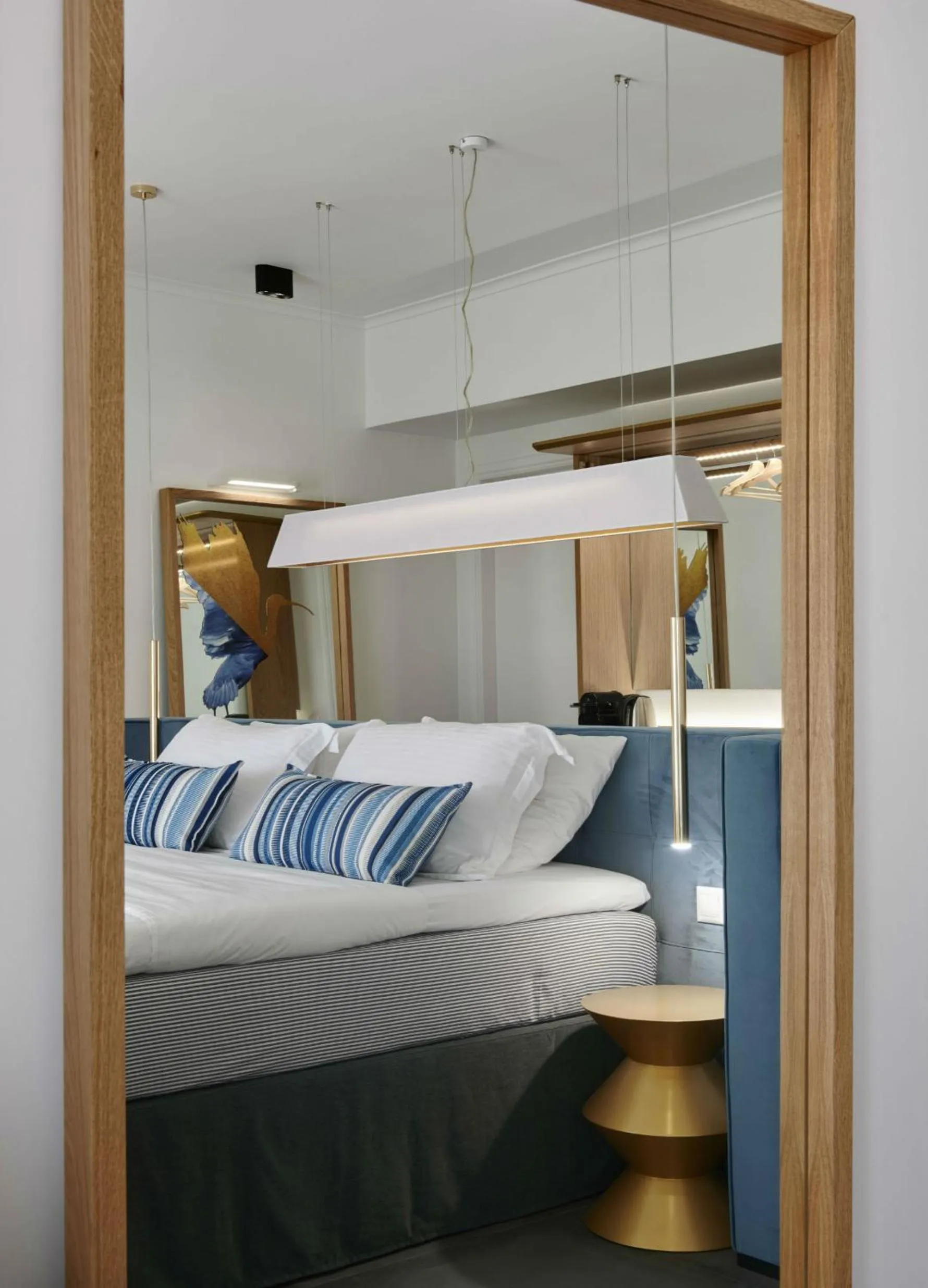 Decorative detail, Bed in Thomais Boutique Hotel