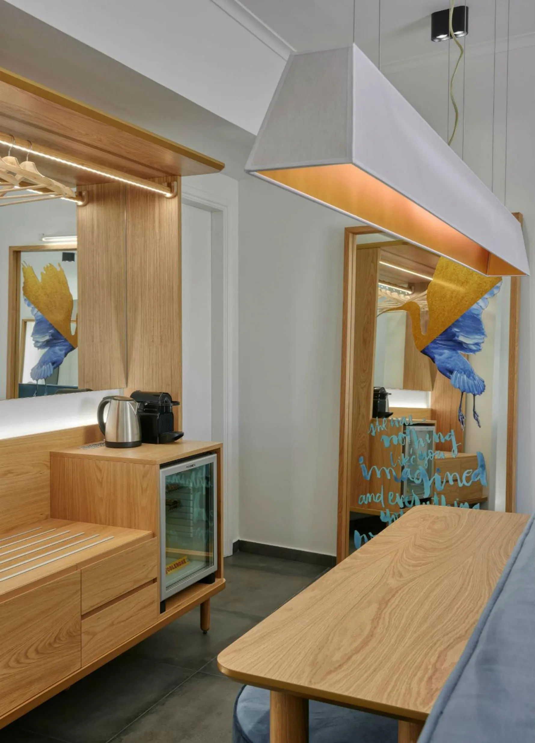 Decorative detail, Bed in Thomais Boutique Hotel