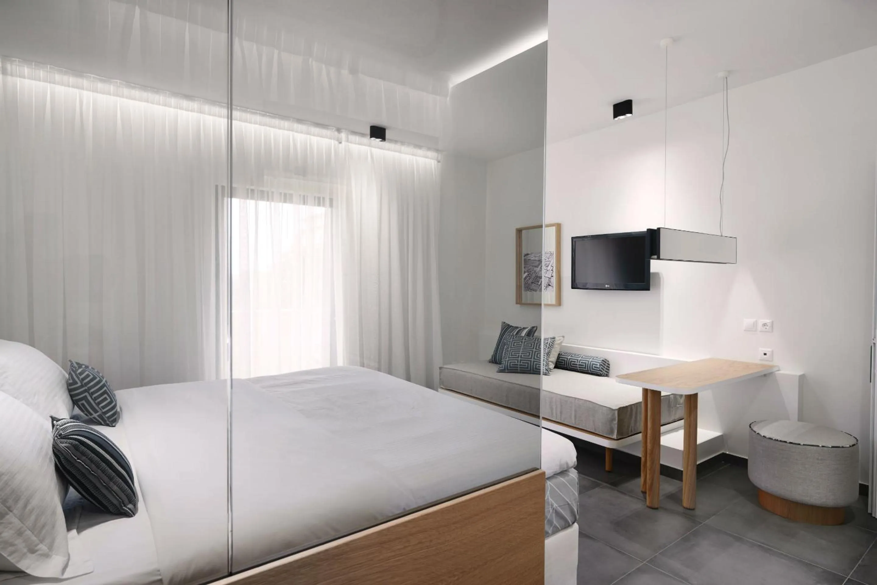 Photo of the whole room, Bed in Thomais Boutique Hotel