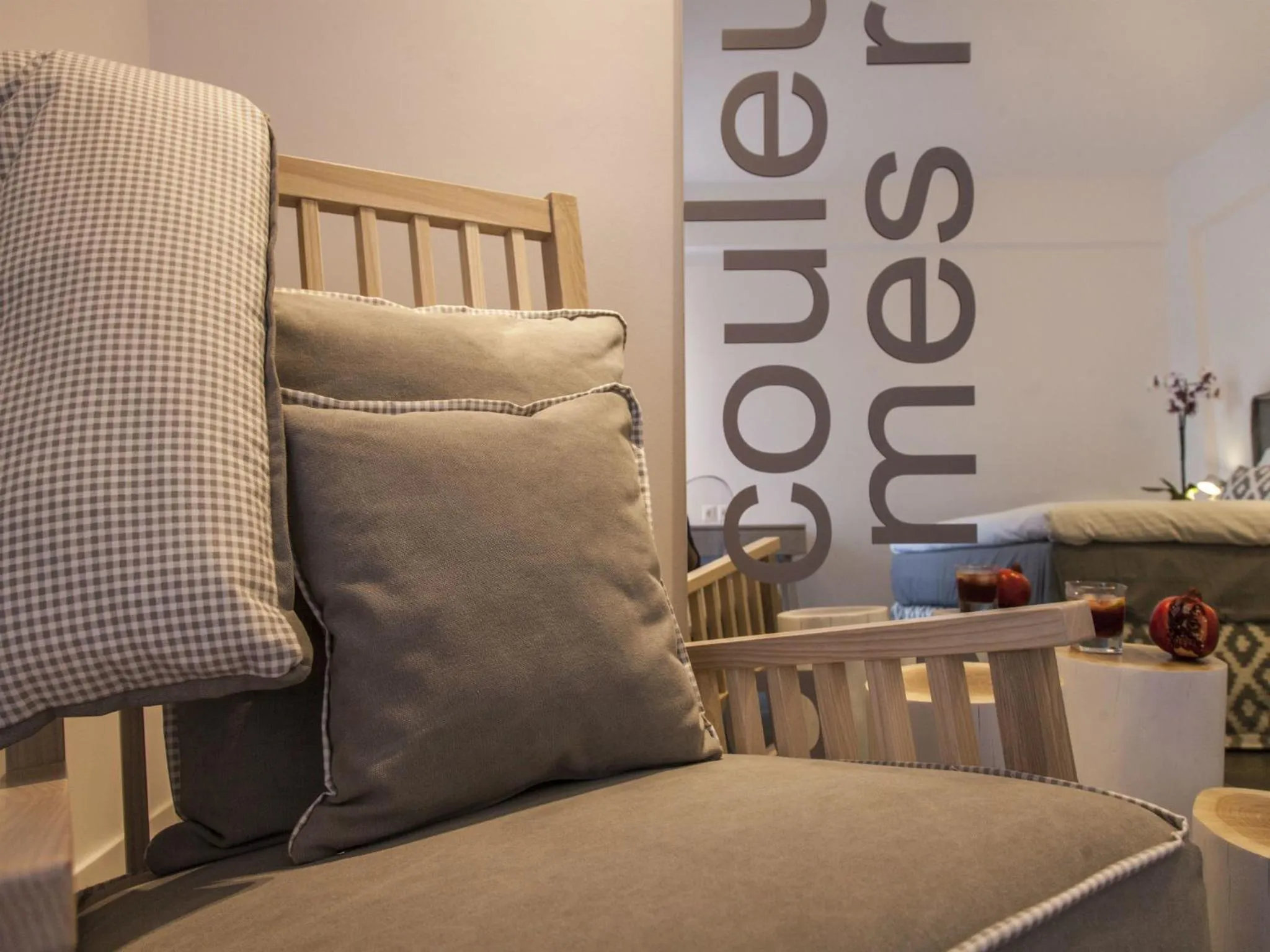 Decorative detail in Thomais Boutique Hotel