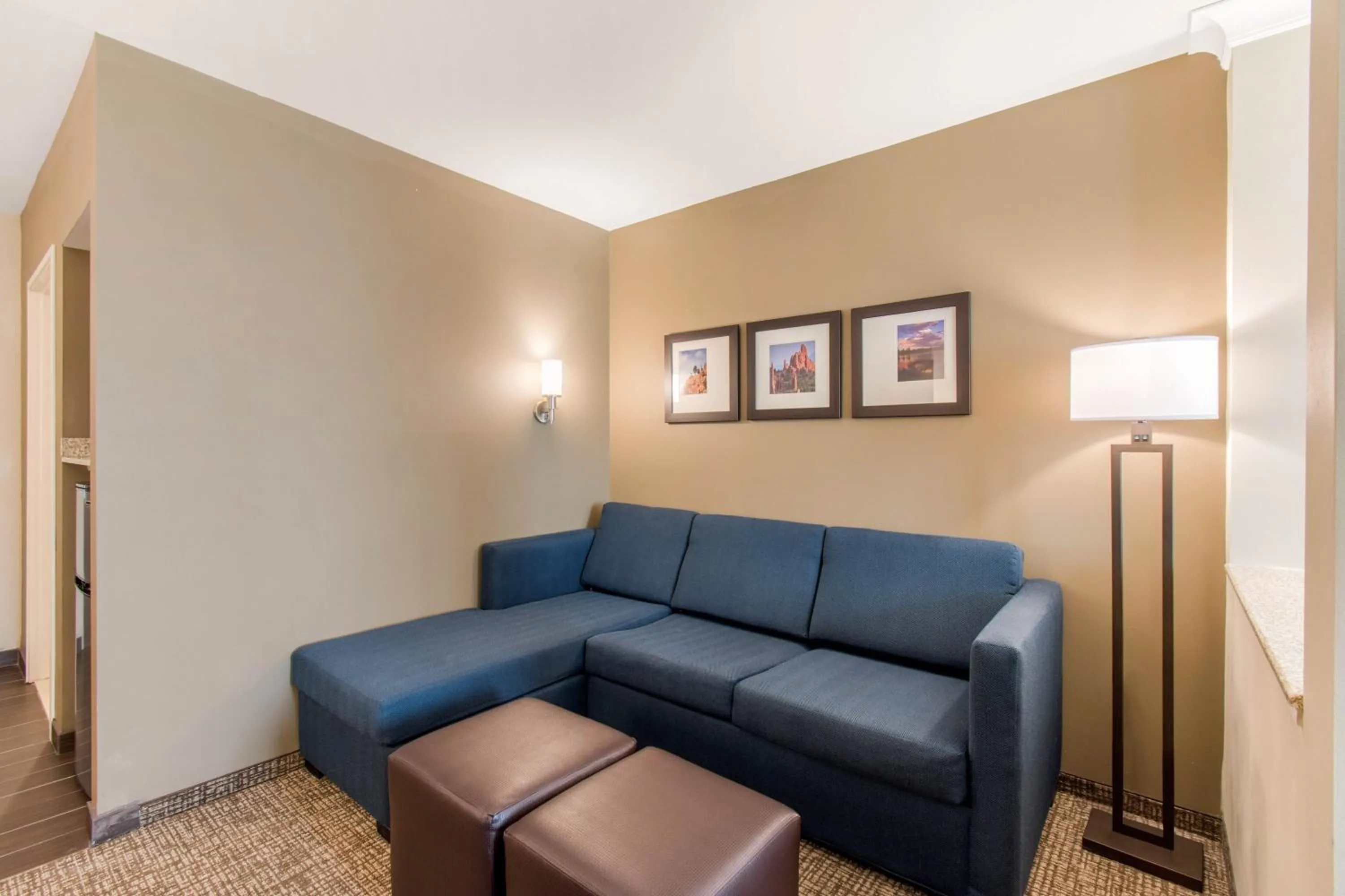 Living room in Comfort Suites Denver near Anschutz Medical Campus