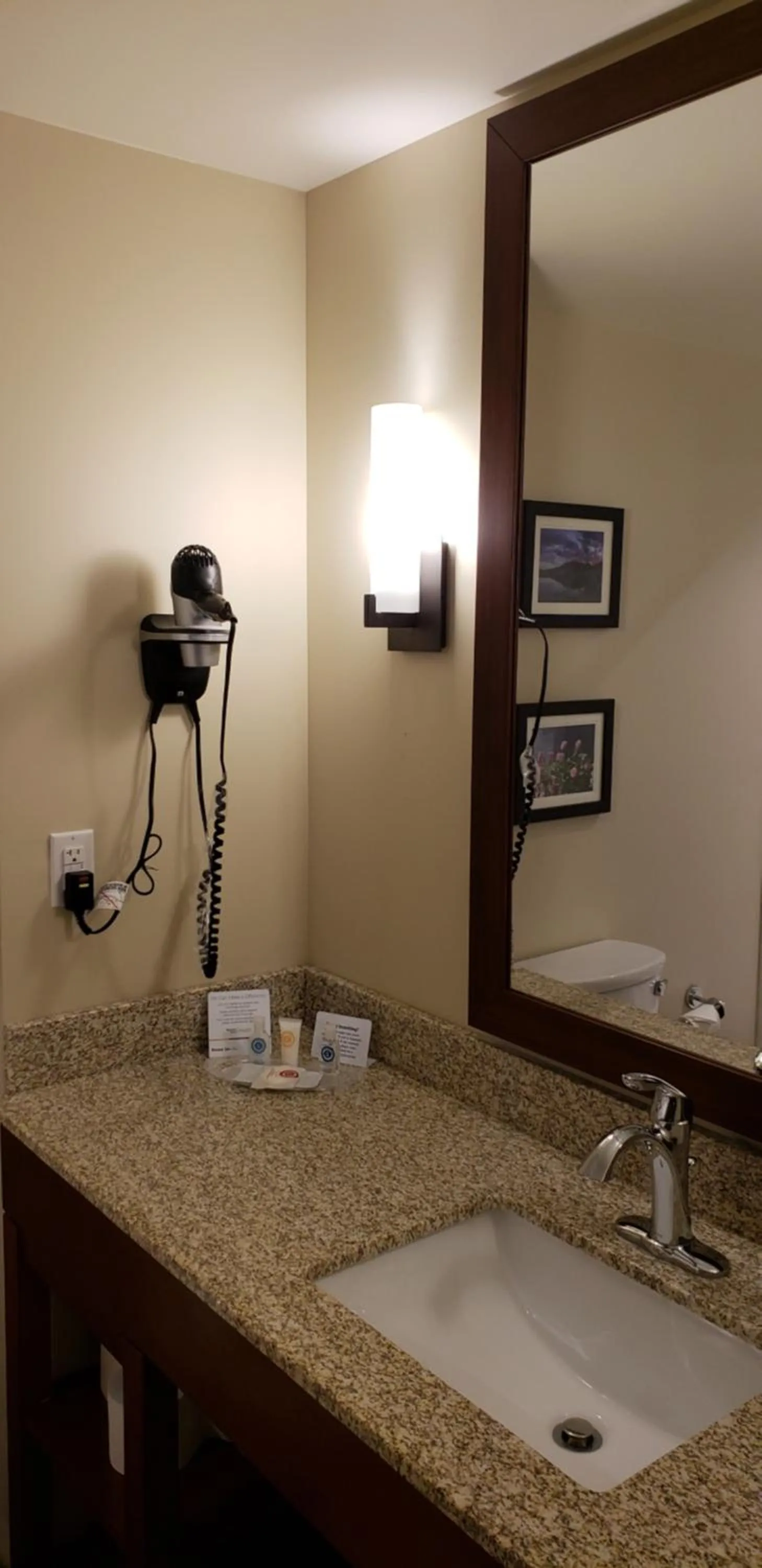 Bathroom in Comfort Suites Denver near Anschutz Medical Campus