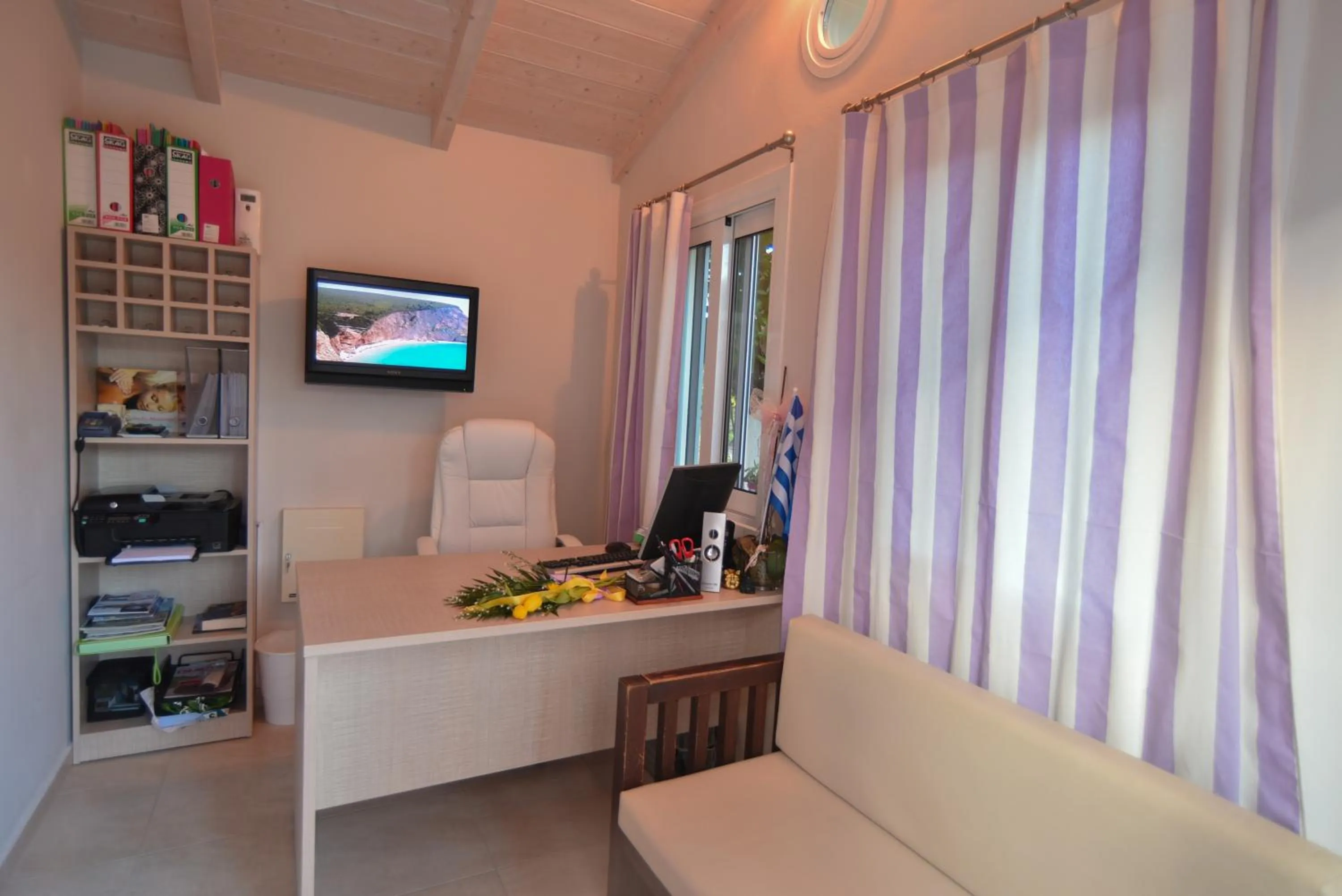 Lobby or reception in Villa Theodora