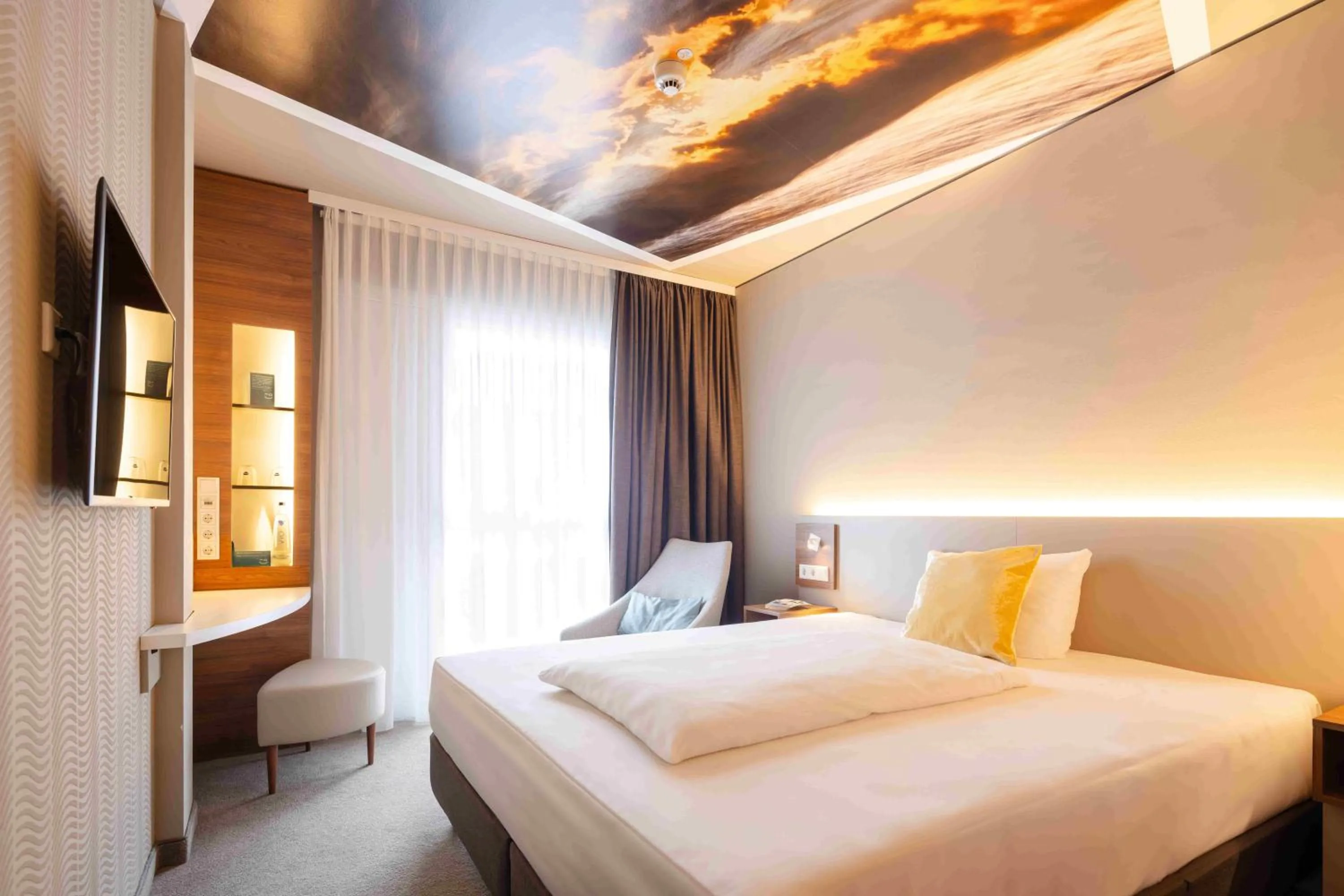 Bed in Hey Lou Hotel Monheim am Rhein