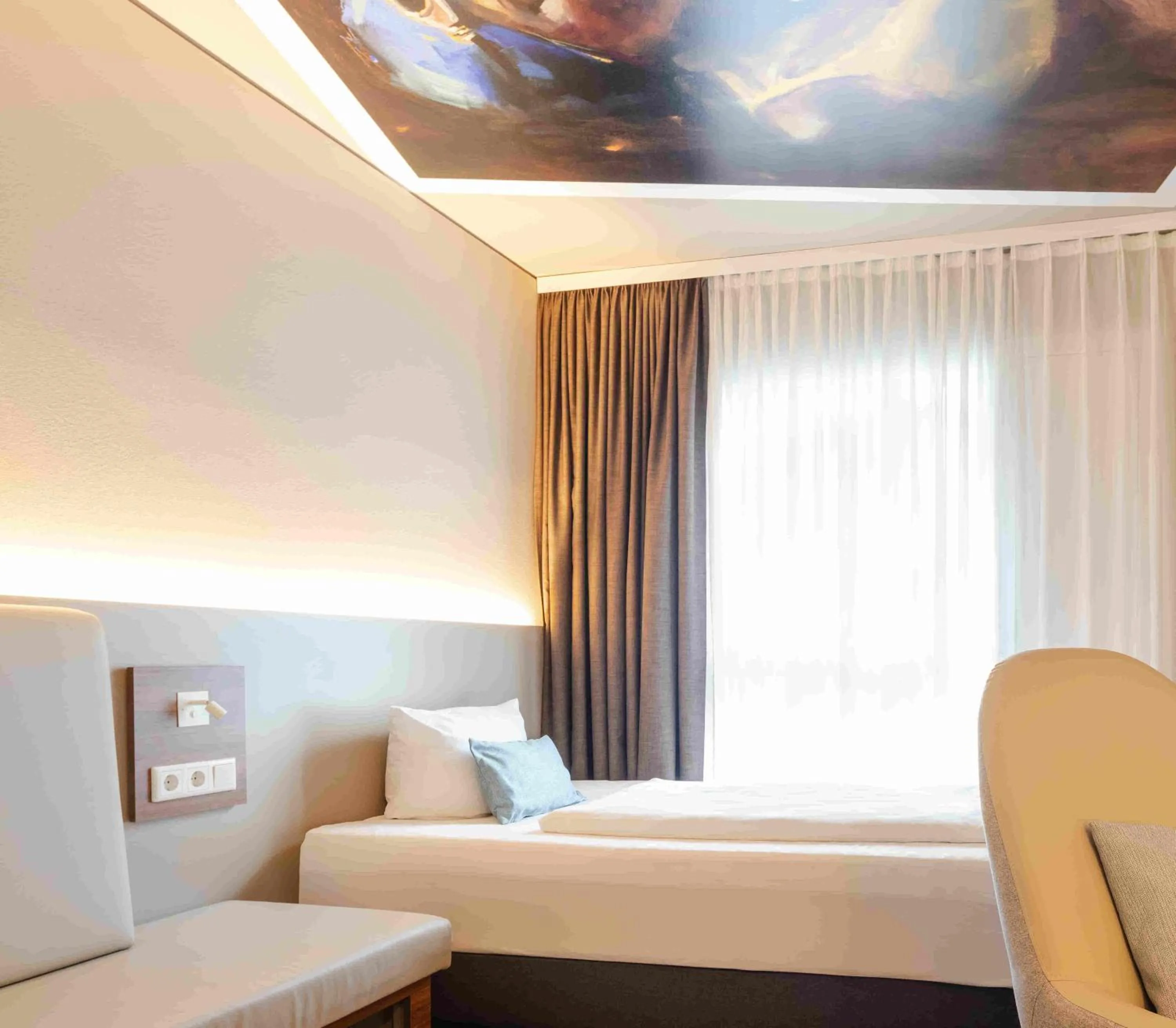 Bed in Hey Lou Hotel Monheim am Rhein