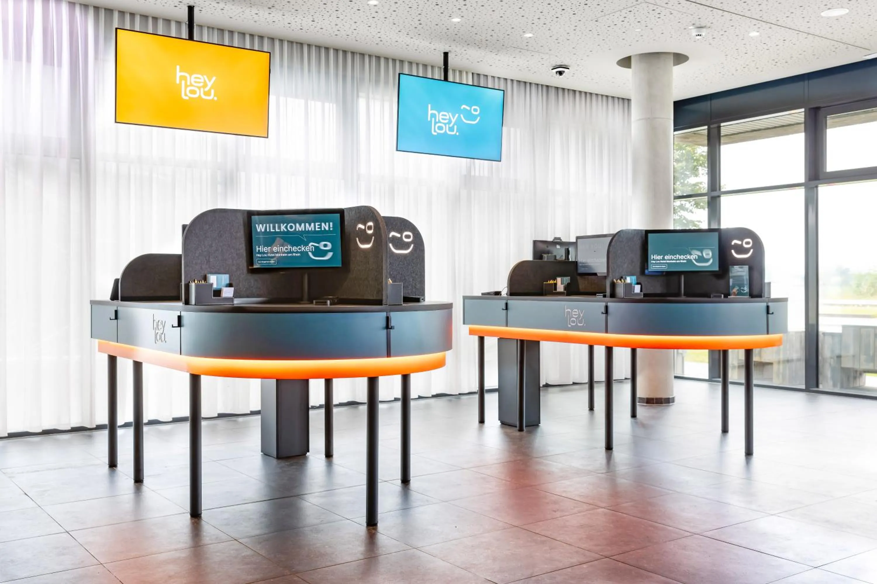 Lobby or reception in Hey Lou Hotel Monheim am Rhein