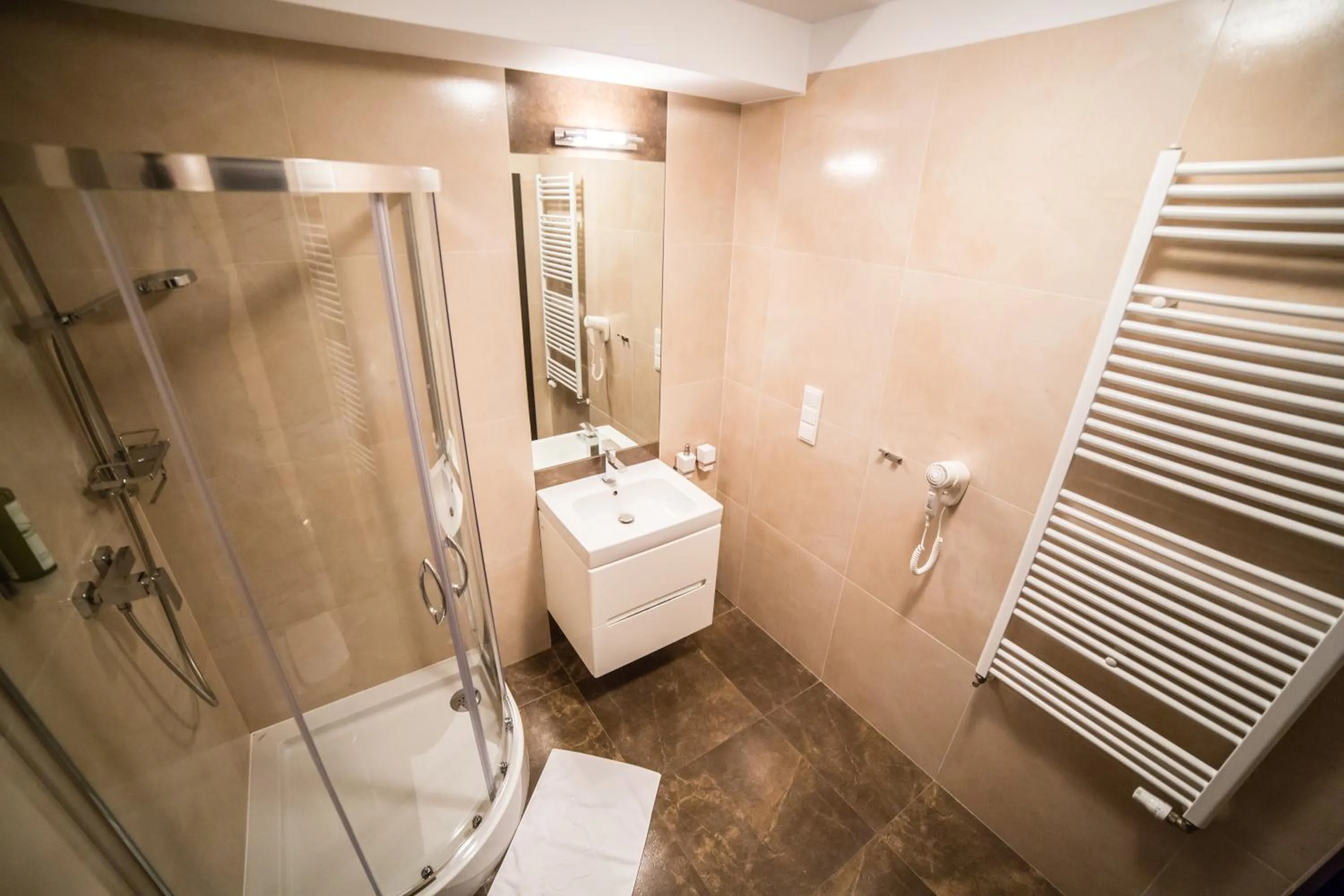 Bathroom in Hotel Avangarda