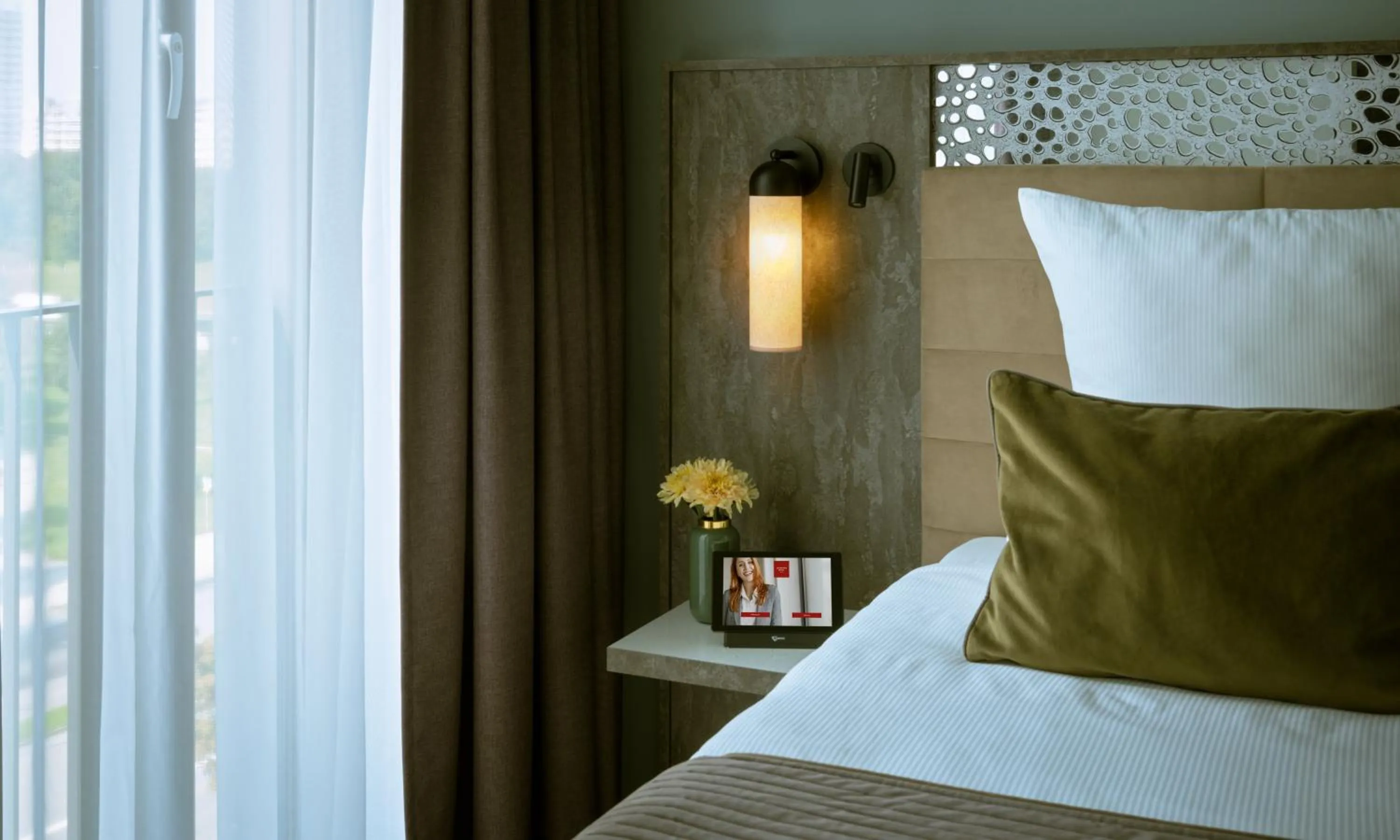 Photo of the whole room, Bed in Leonardo Royal Hotel Munich