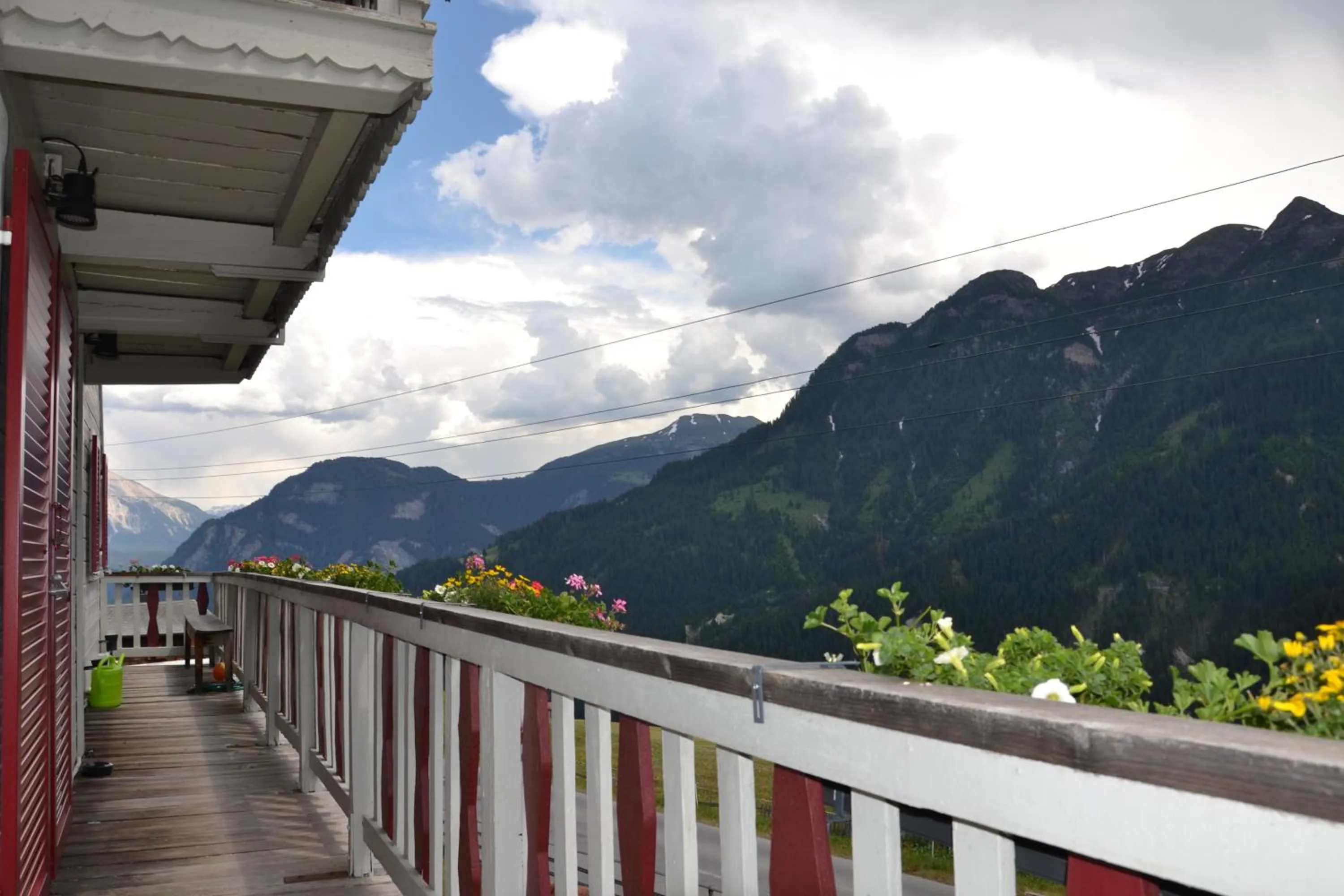 Balcony/Terrace in Gasthaus Alpina