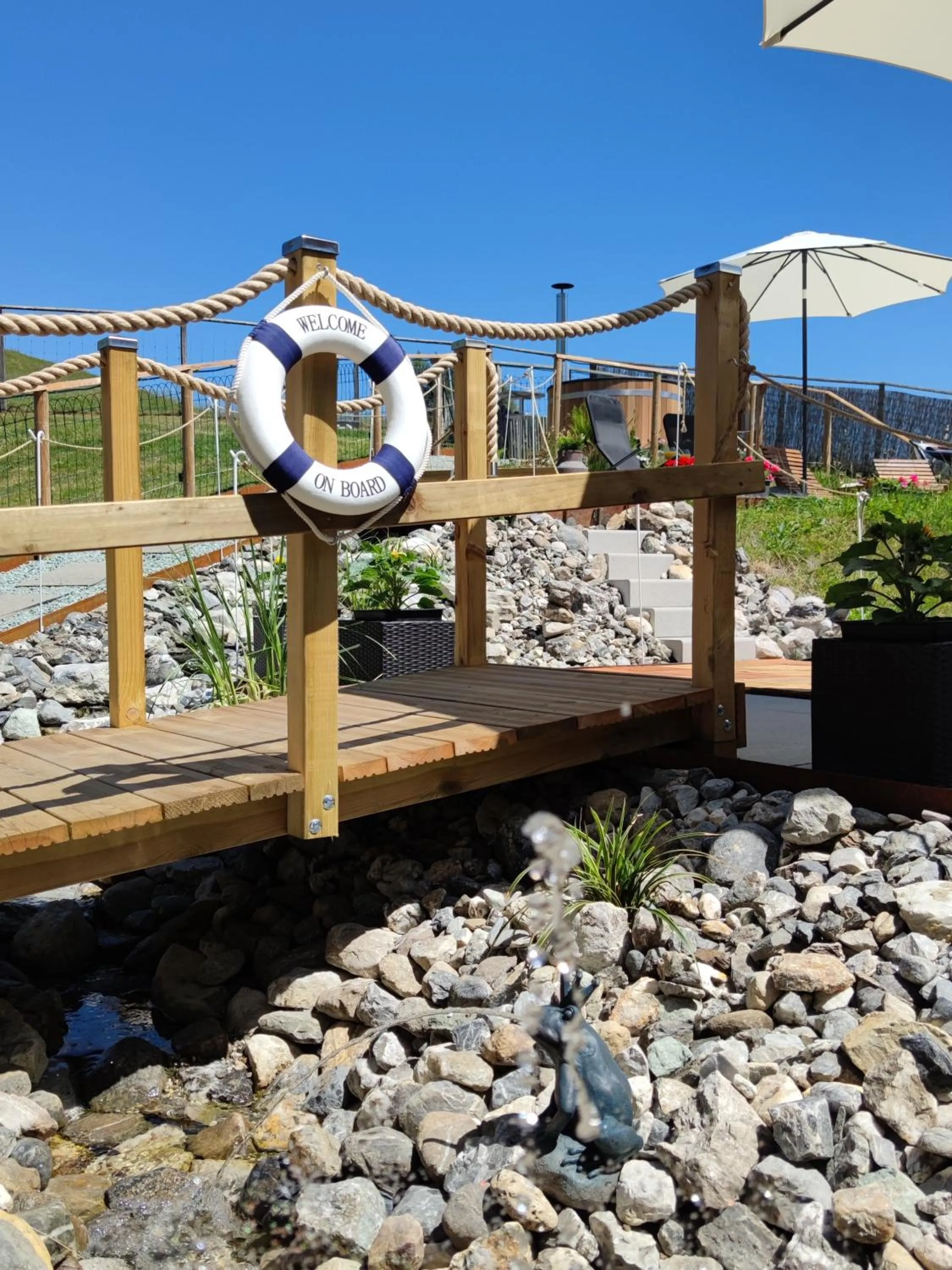 Garden in Gasthaus Alpina