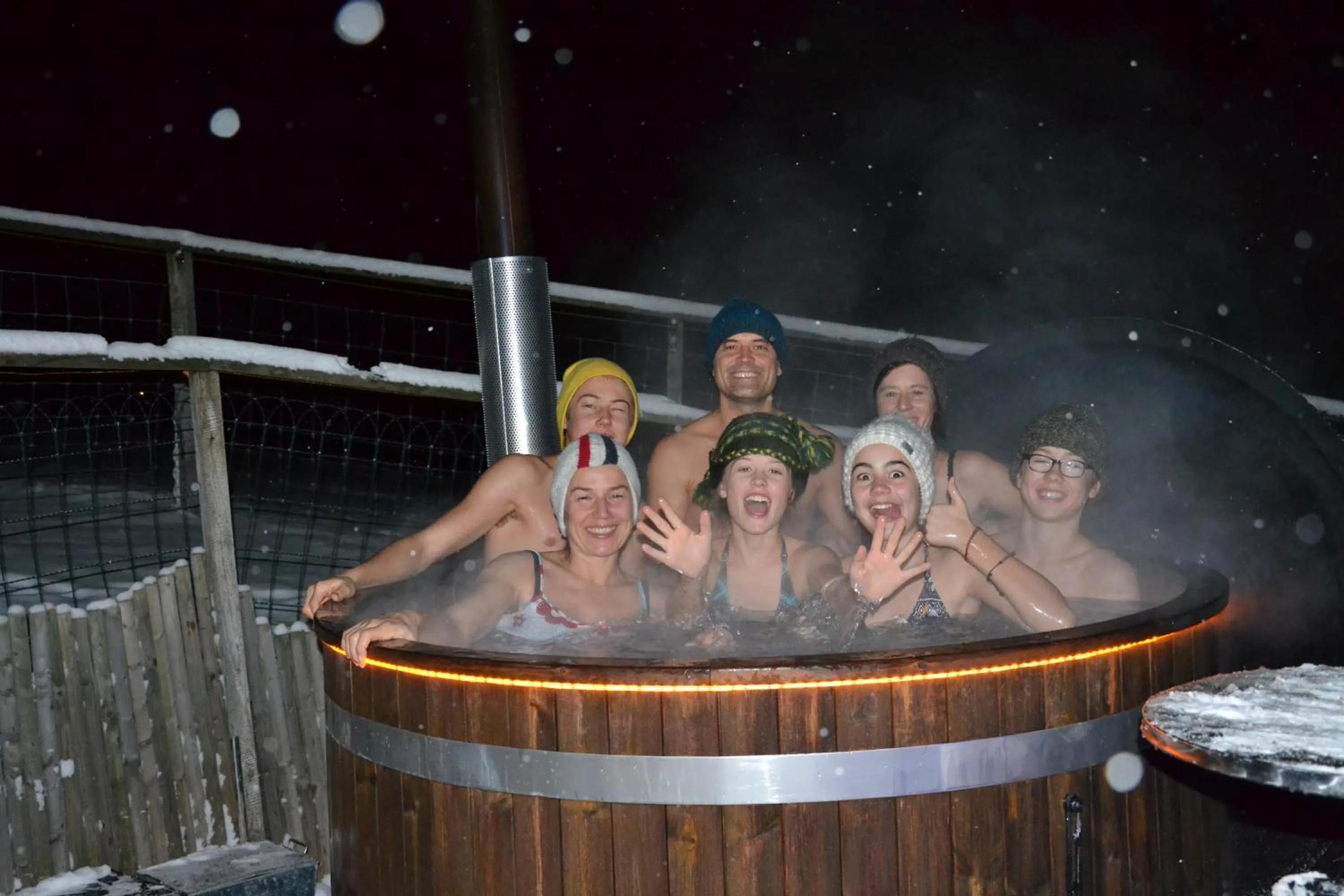 Hot Tub in Gasthaus Alpina