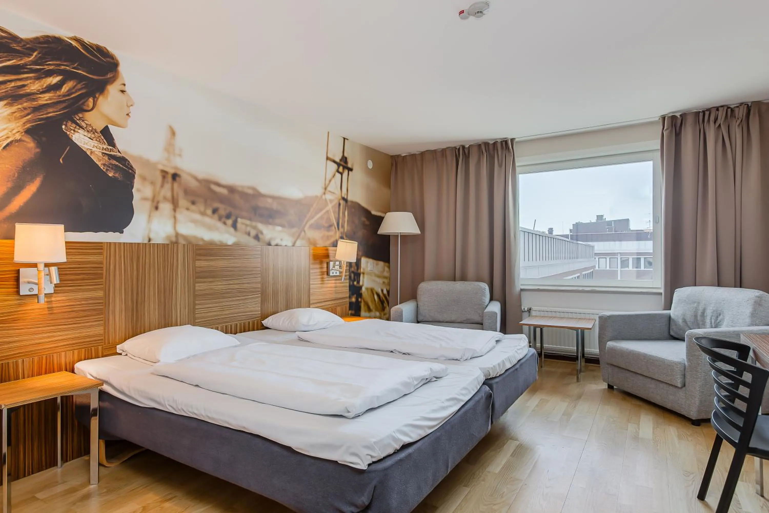 City view, Bed in Comfort Hotel Eskilstuna