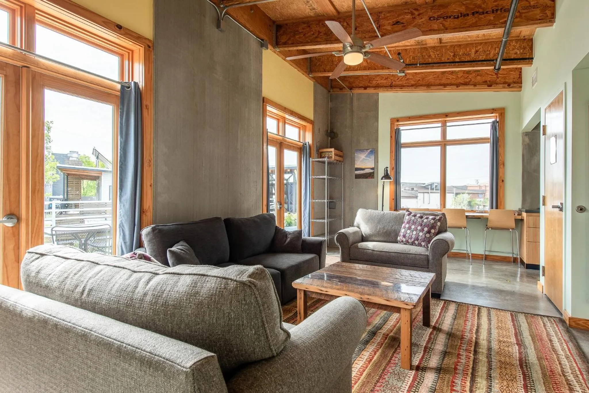 Living room in The Crash Pad: An Uncommon Hostel