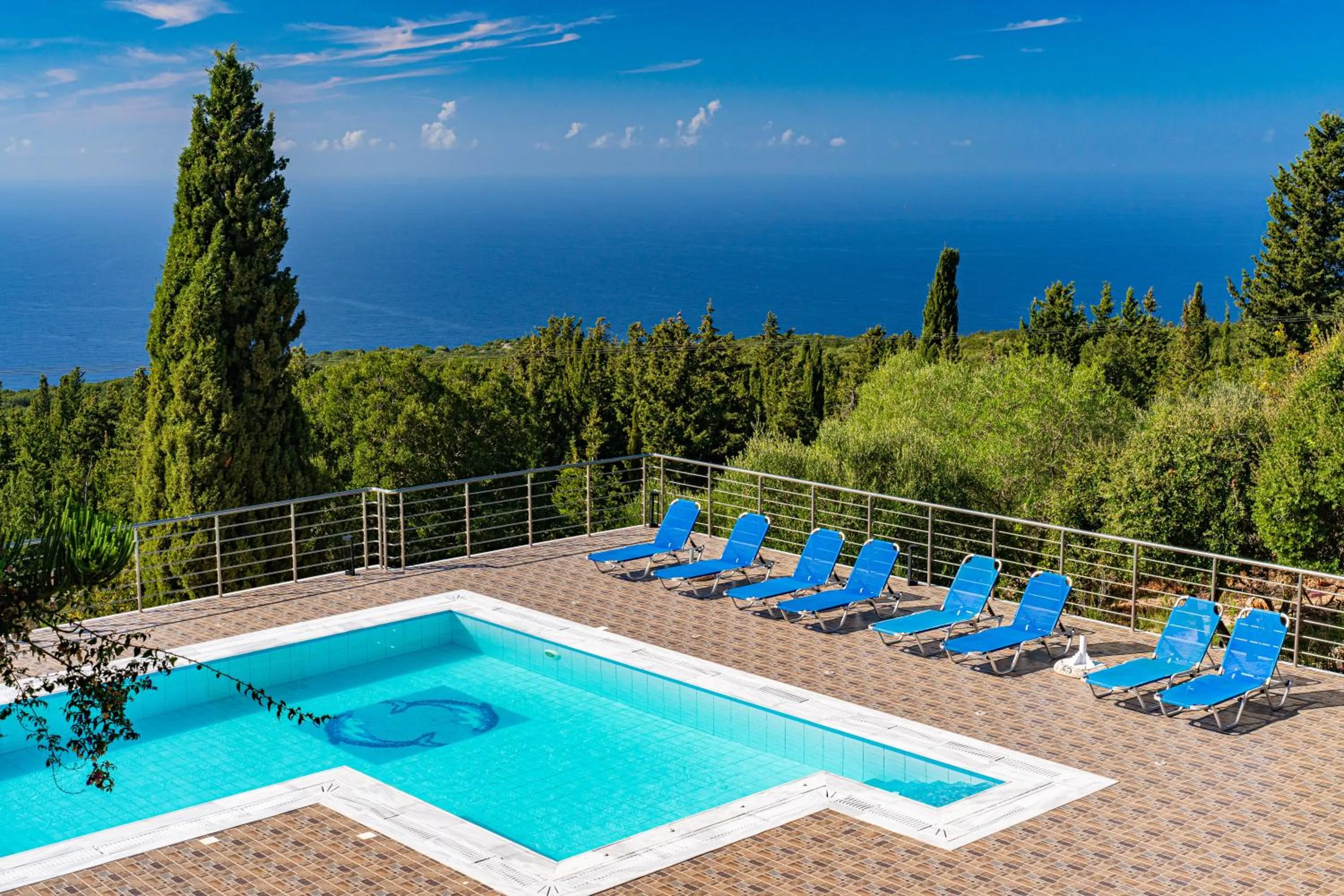 Natural landscape in Panoramic Sunset