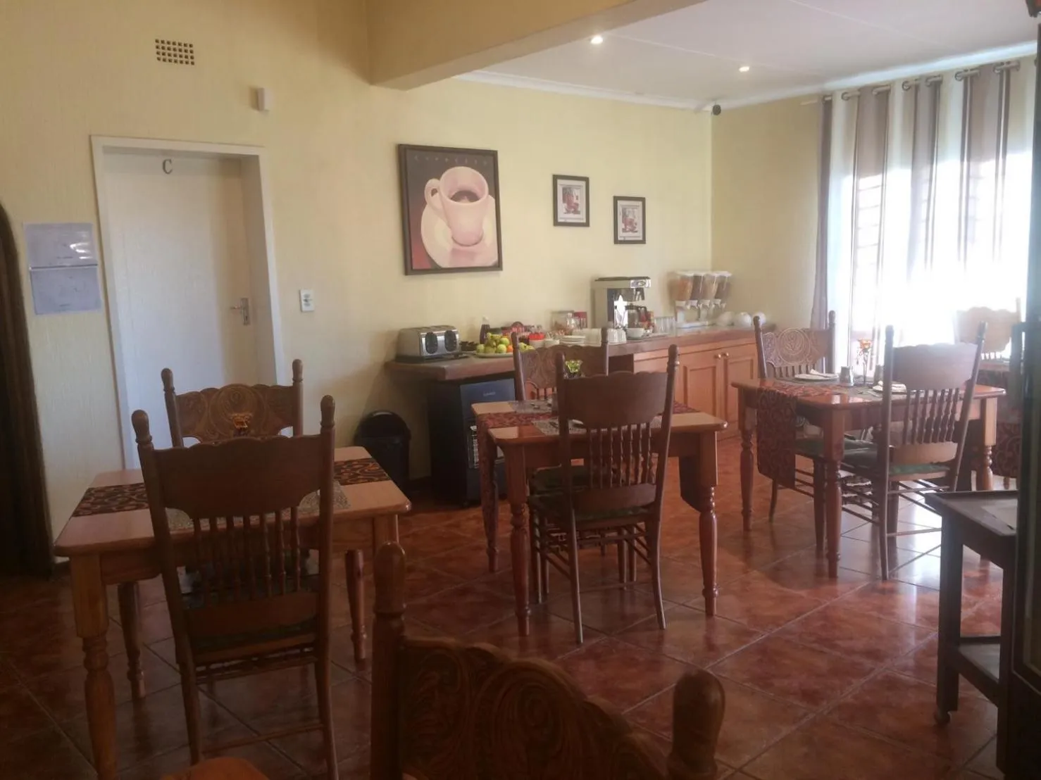 Dining area in The Bedford View Guest House