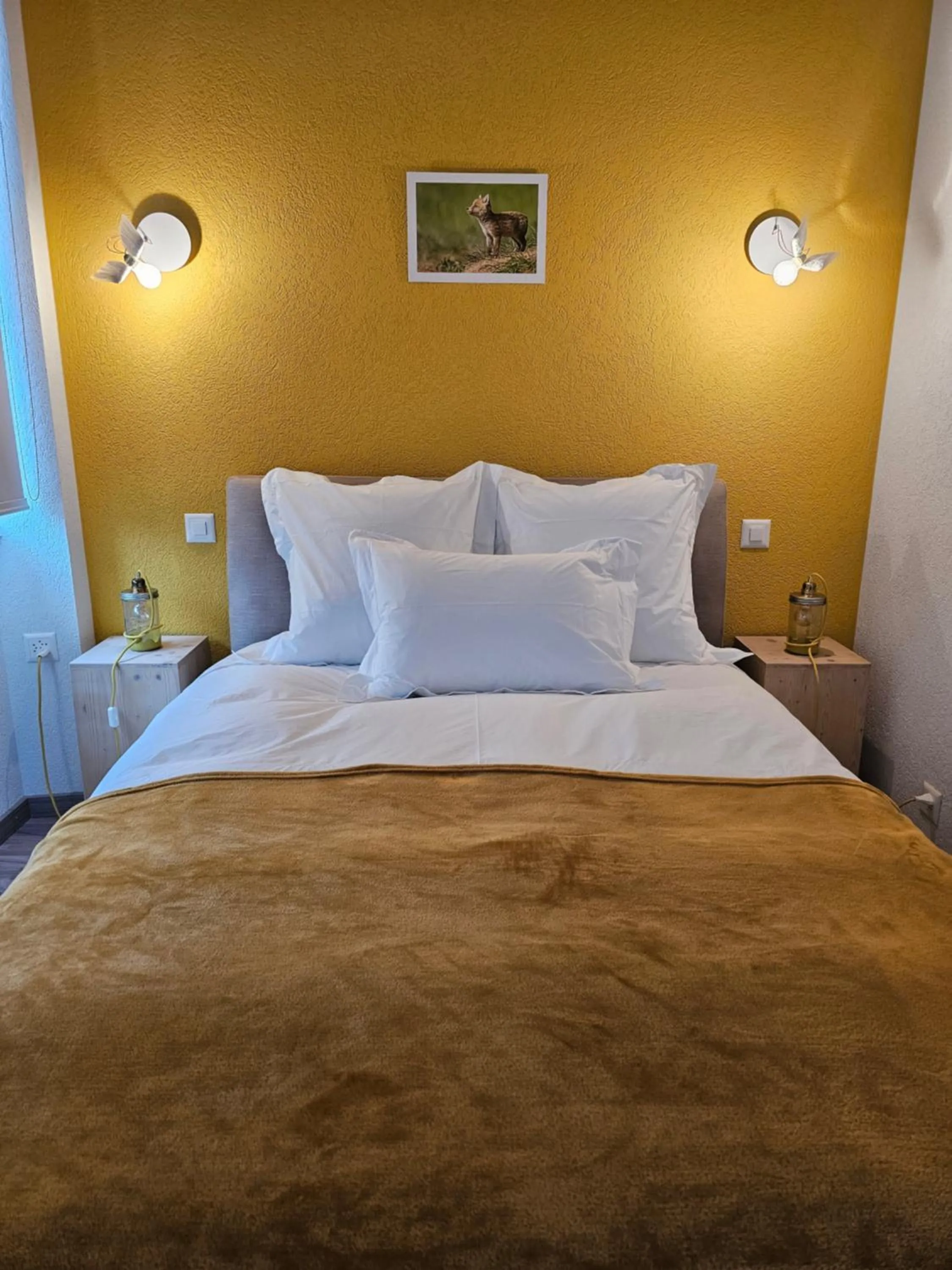 Bed in Les logis de l'horloger