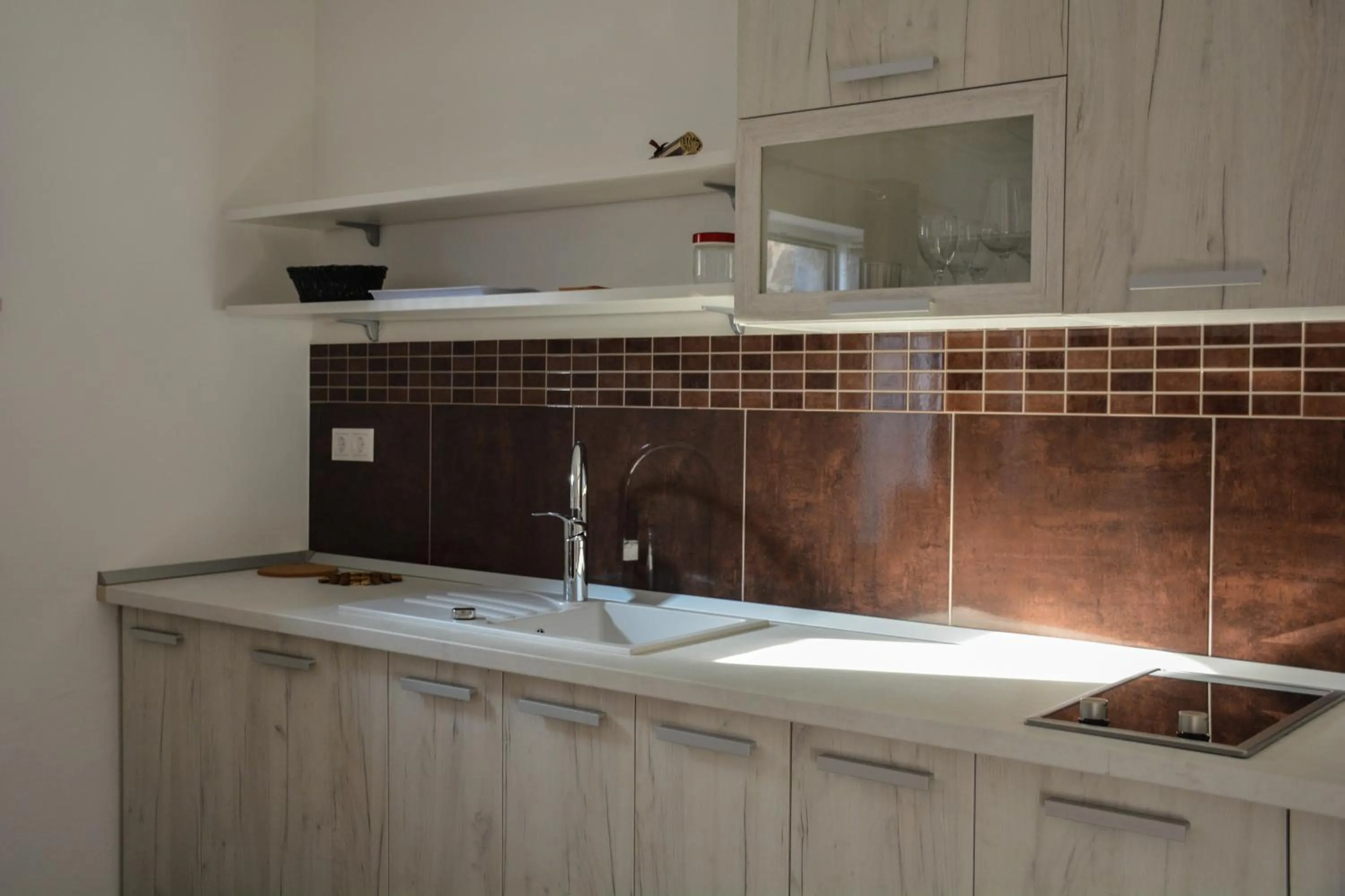 Kitchen or kitchenette in Farm Stay Zevnik