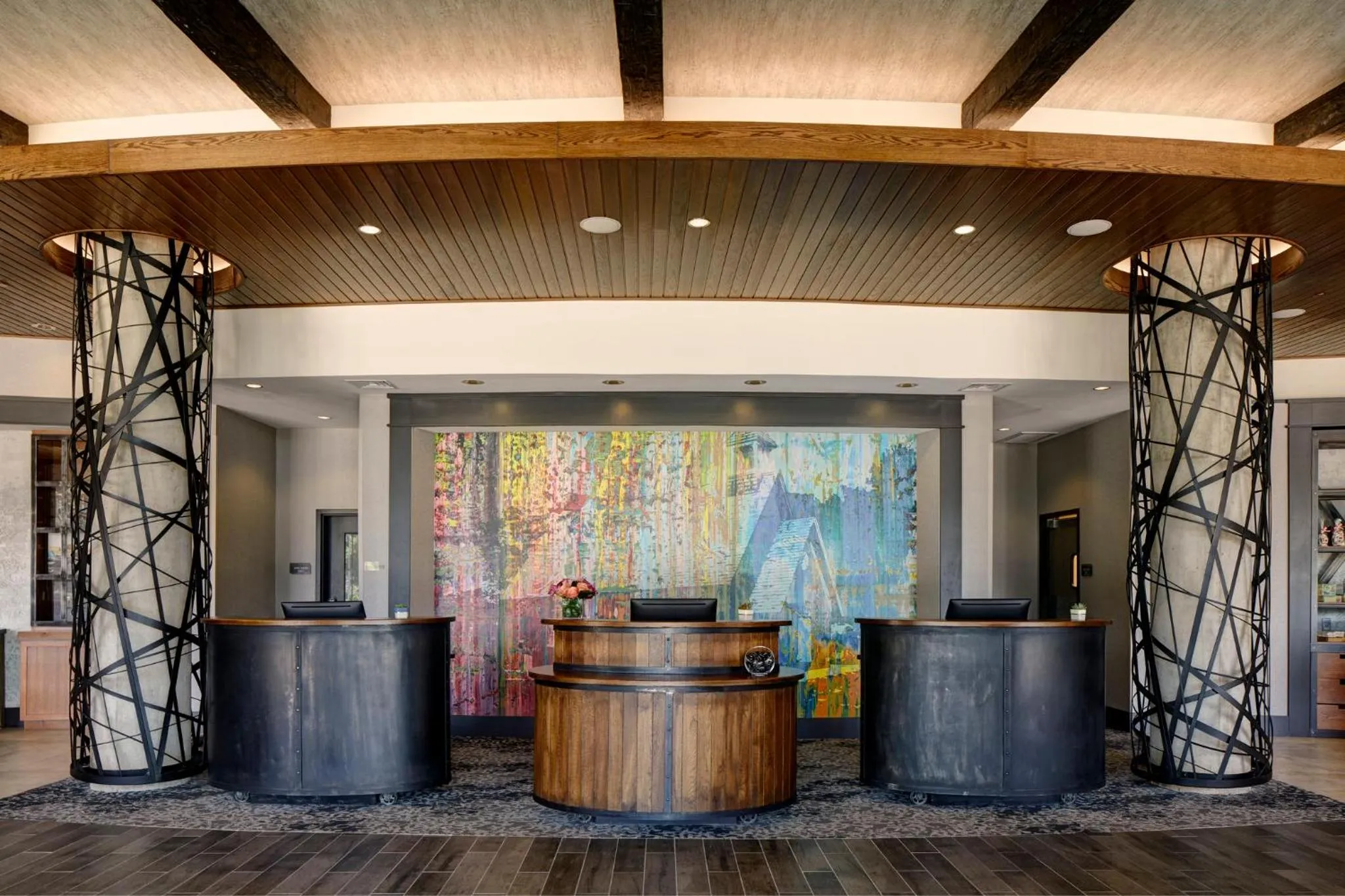 Lobby or reception in Archer Hotel Florham Park