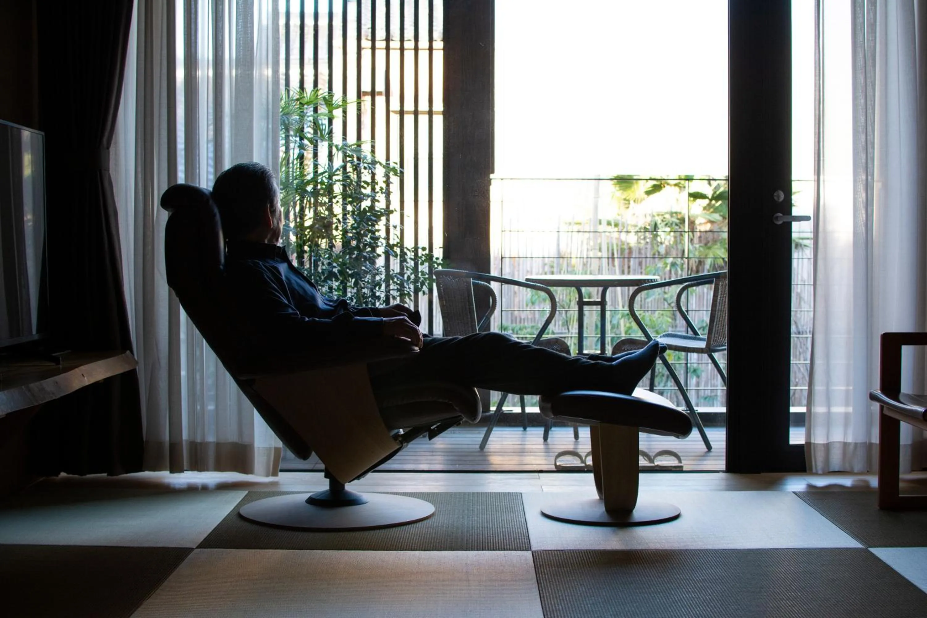 Living room in Maki No Oto Kanazawa