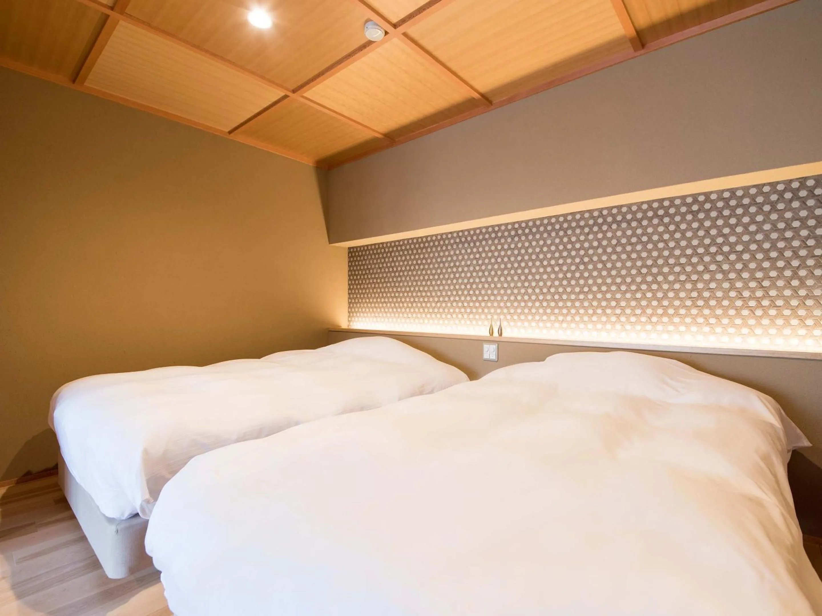 Photo of the whole room, Bed in Maki No Oto Kanazawa
