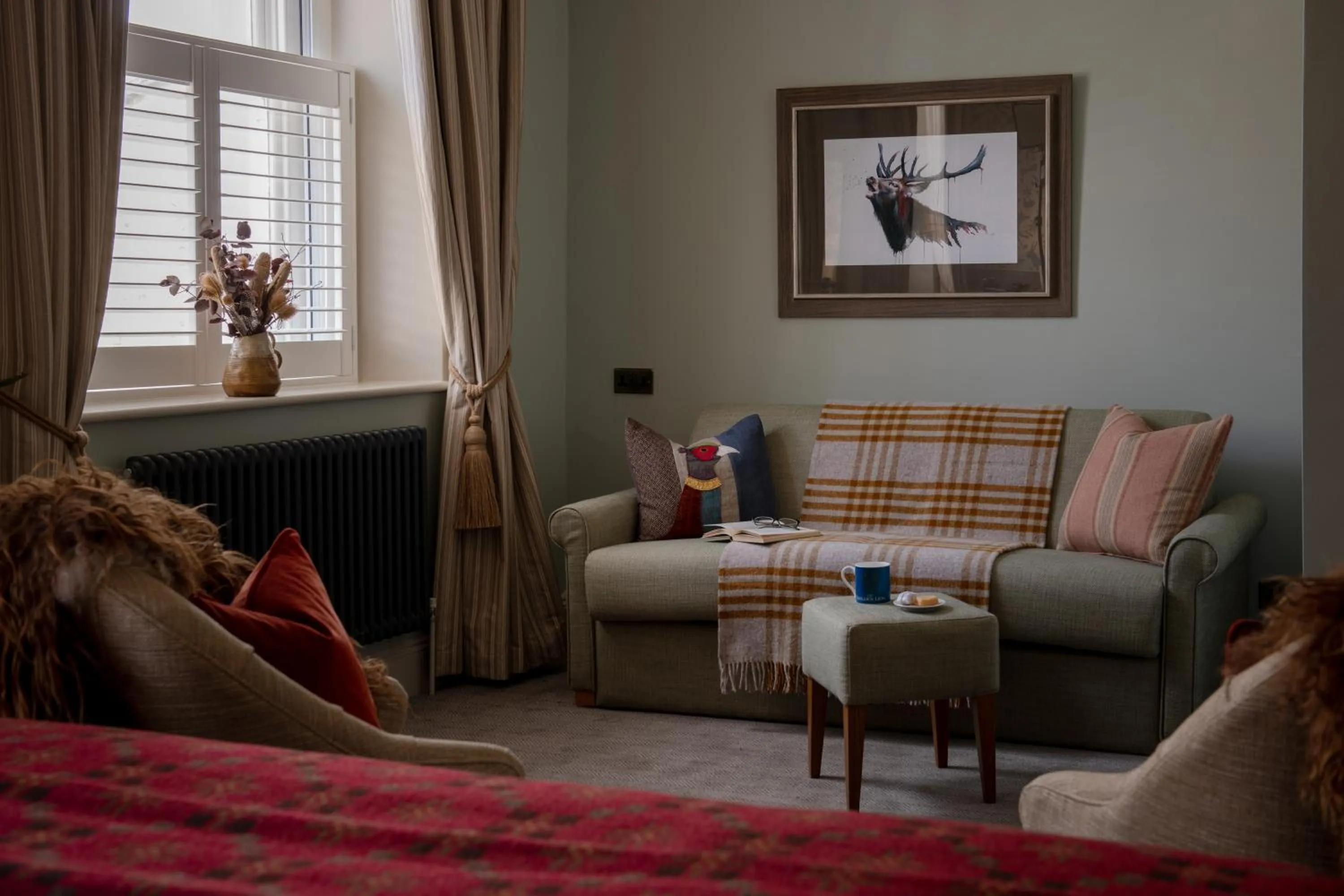 Seating area in The Golden Lion at Settle