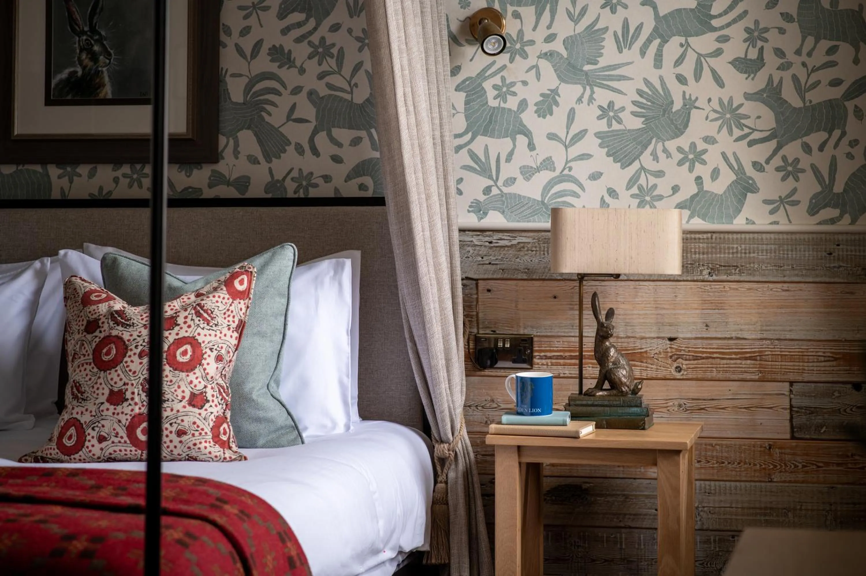 Bed in The Golden Lion at Settle