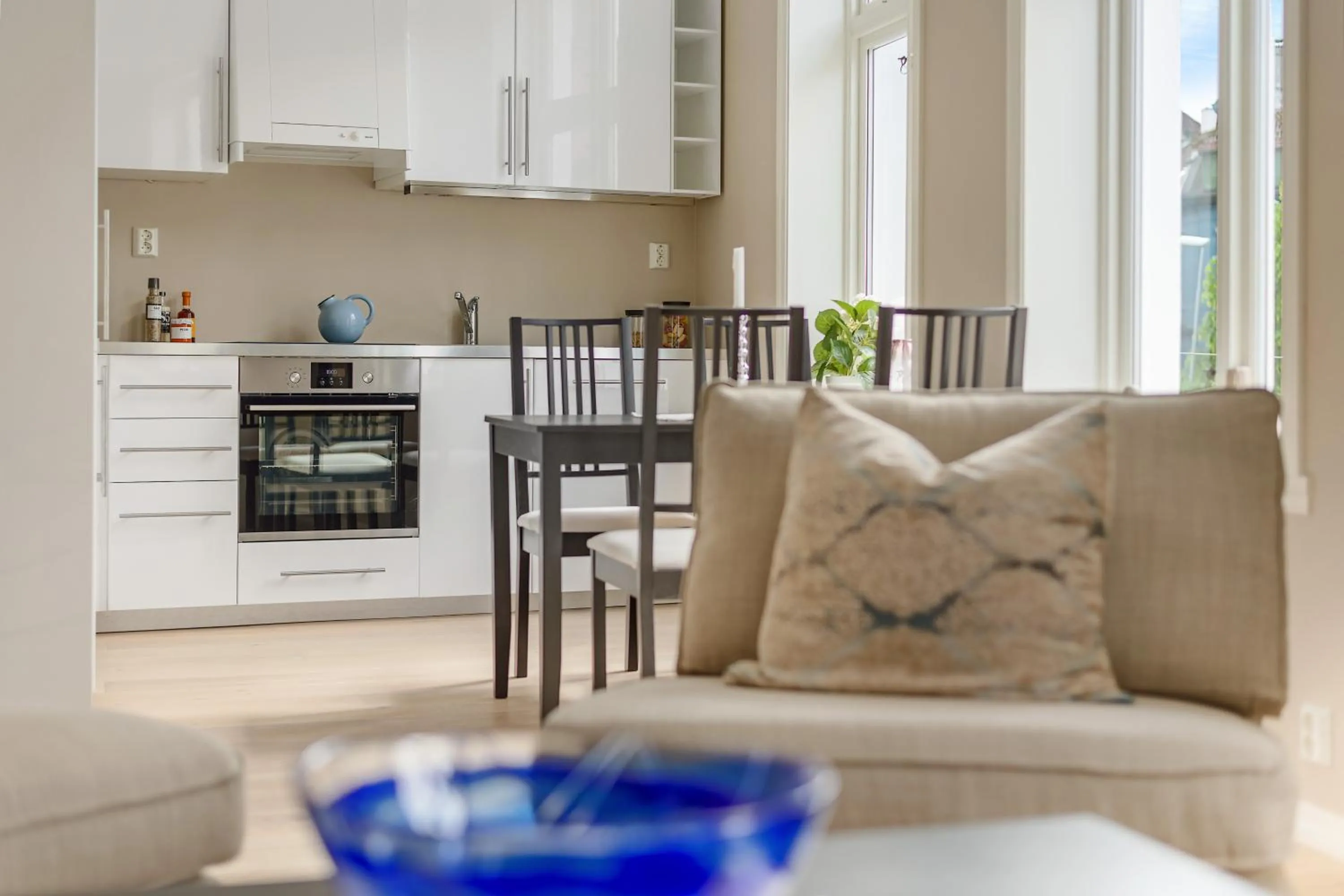 Living room in Fosswinckel Apartments