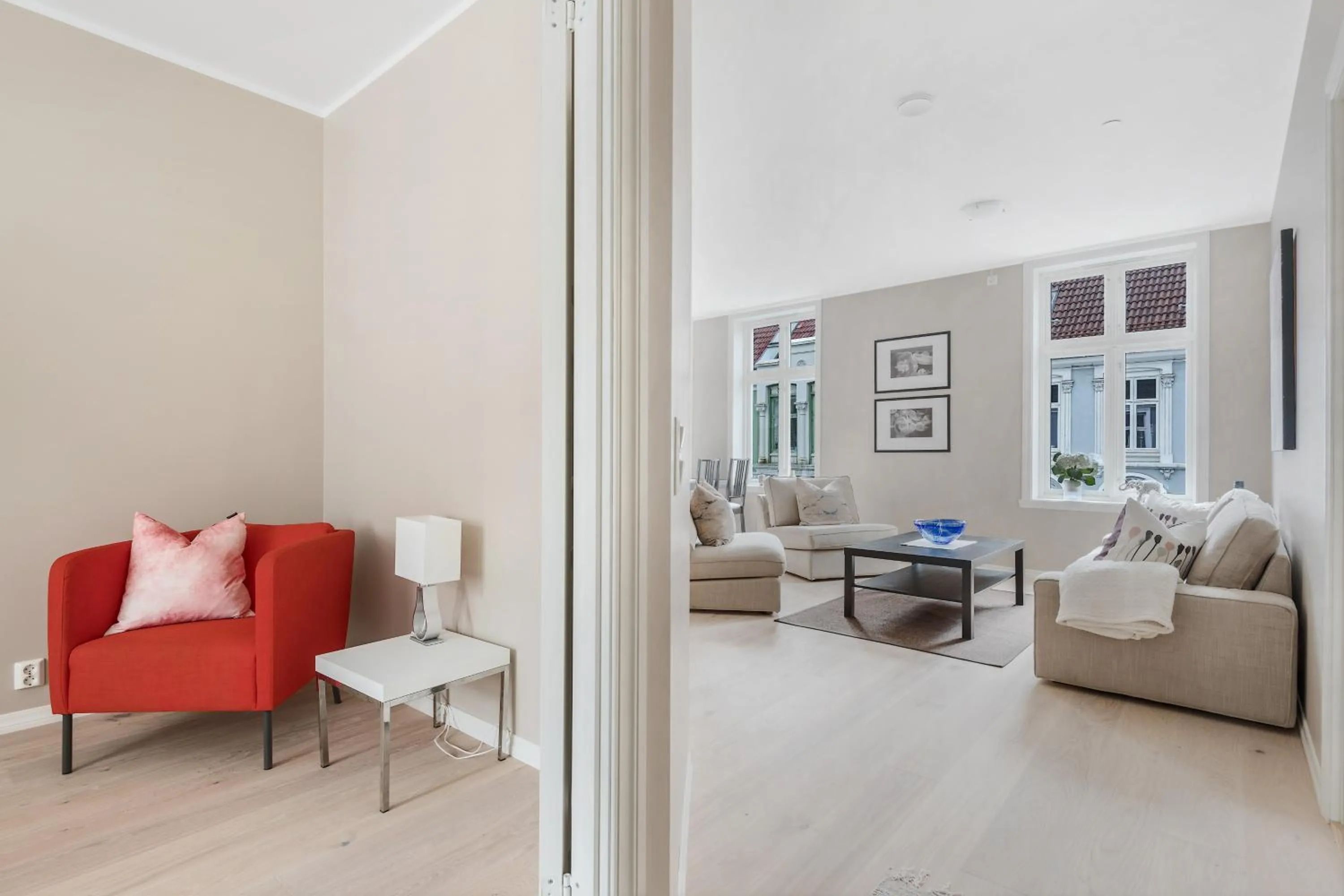 Seating area in Fosswinckel Apartments