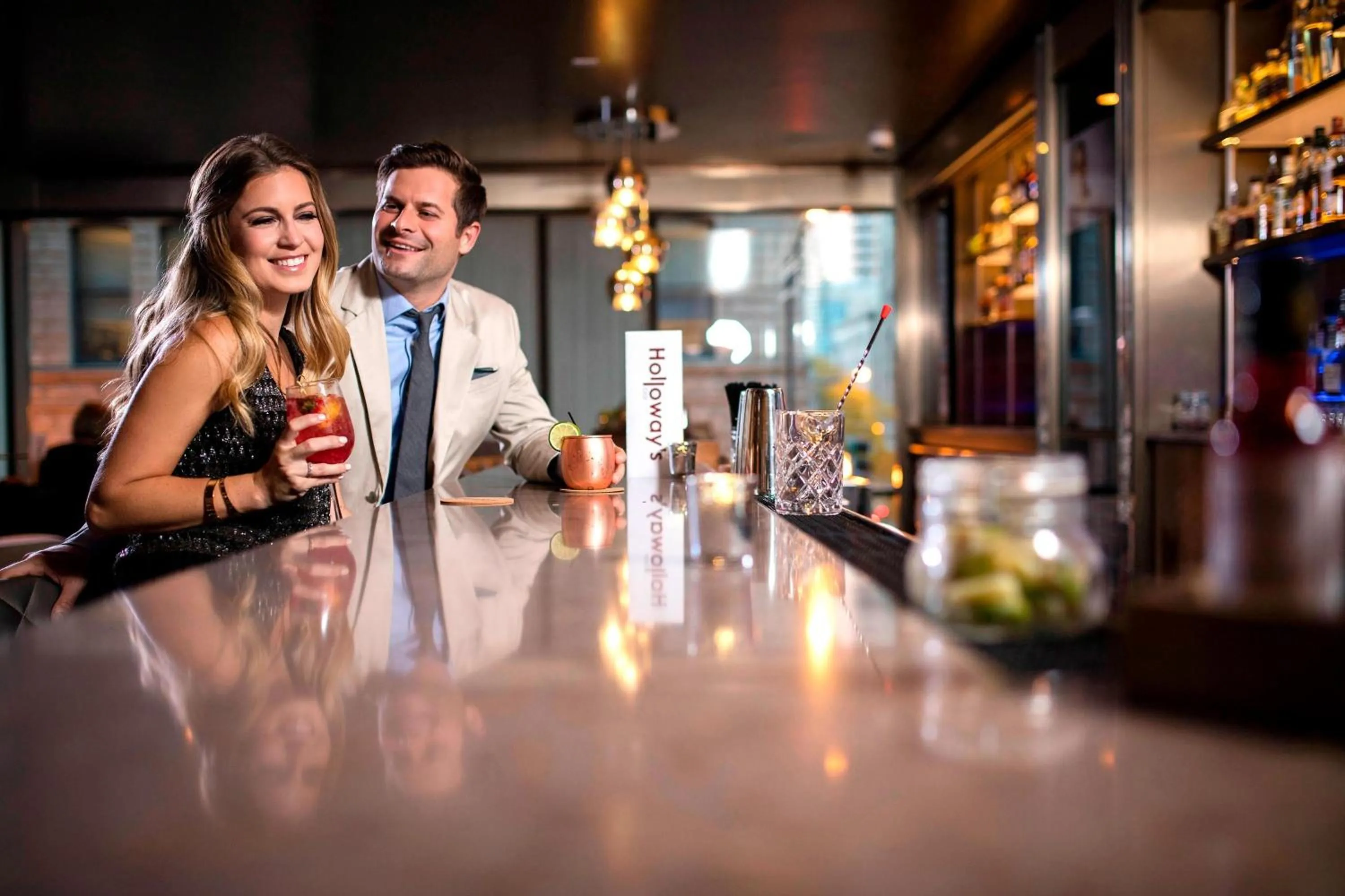 Lounge or bar in SpringHill Suites Chicago Downtown/River North