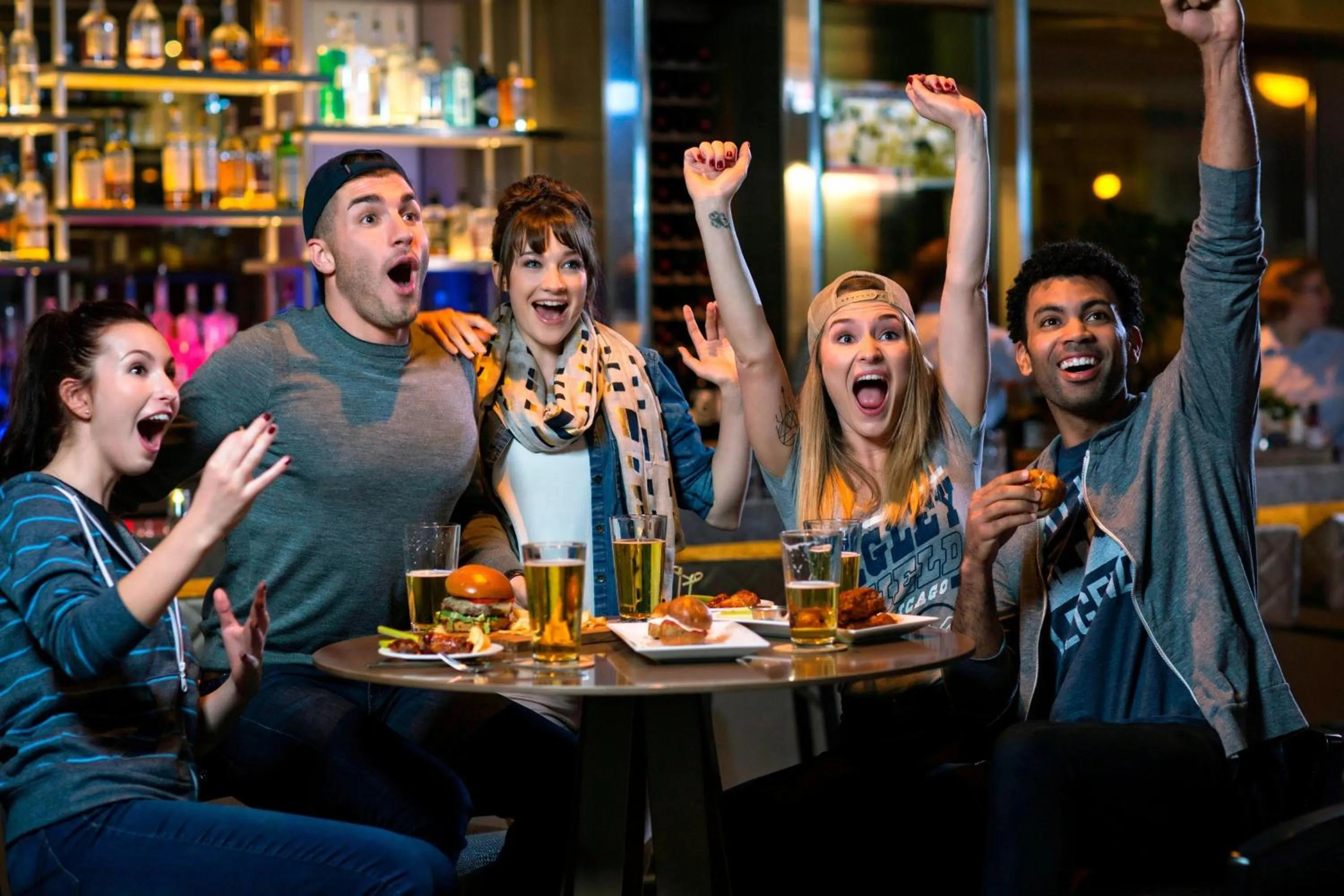 Lounge or bar in SpringHill Suites Chicago Downtown/River North