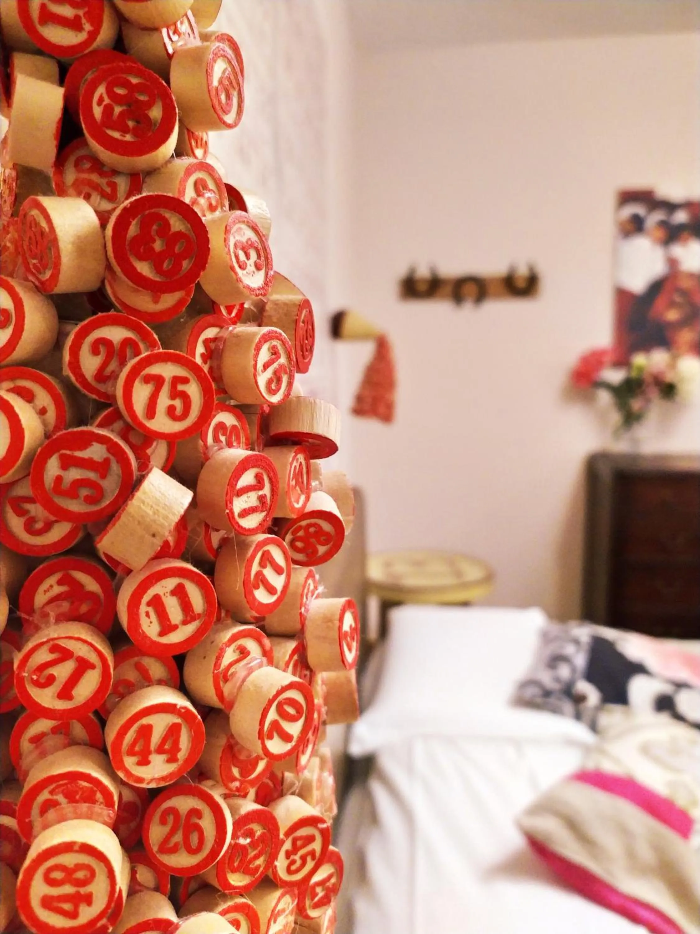 Decorative detail, Bed in City Soul B&B