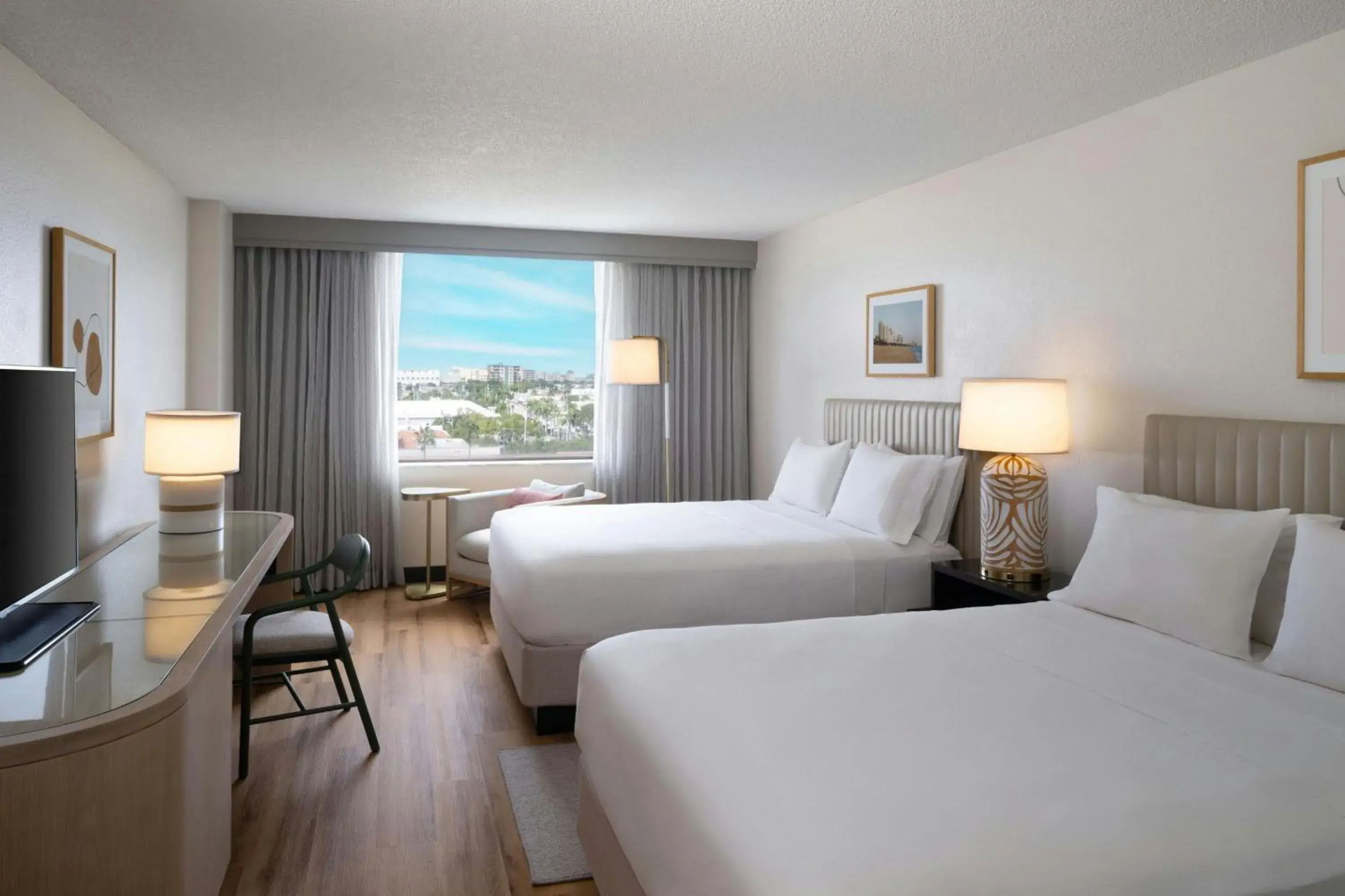 Queen Room with Two Queen Beds in Renaissance Fort Lauderdale Cruise Port Hotel Queen Room with Two Queen Beds in Renaissance Fort Lauderdale Cruise Port Hotel