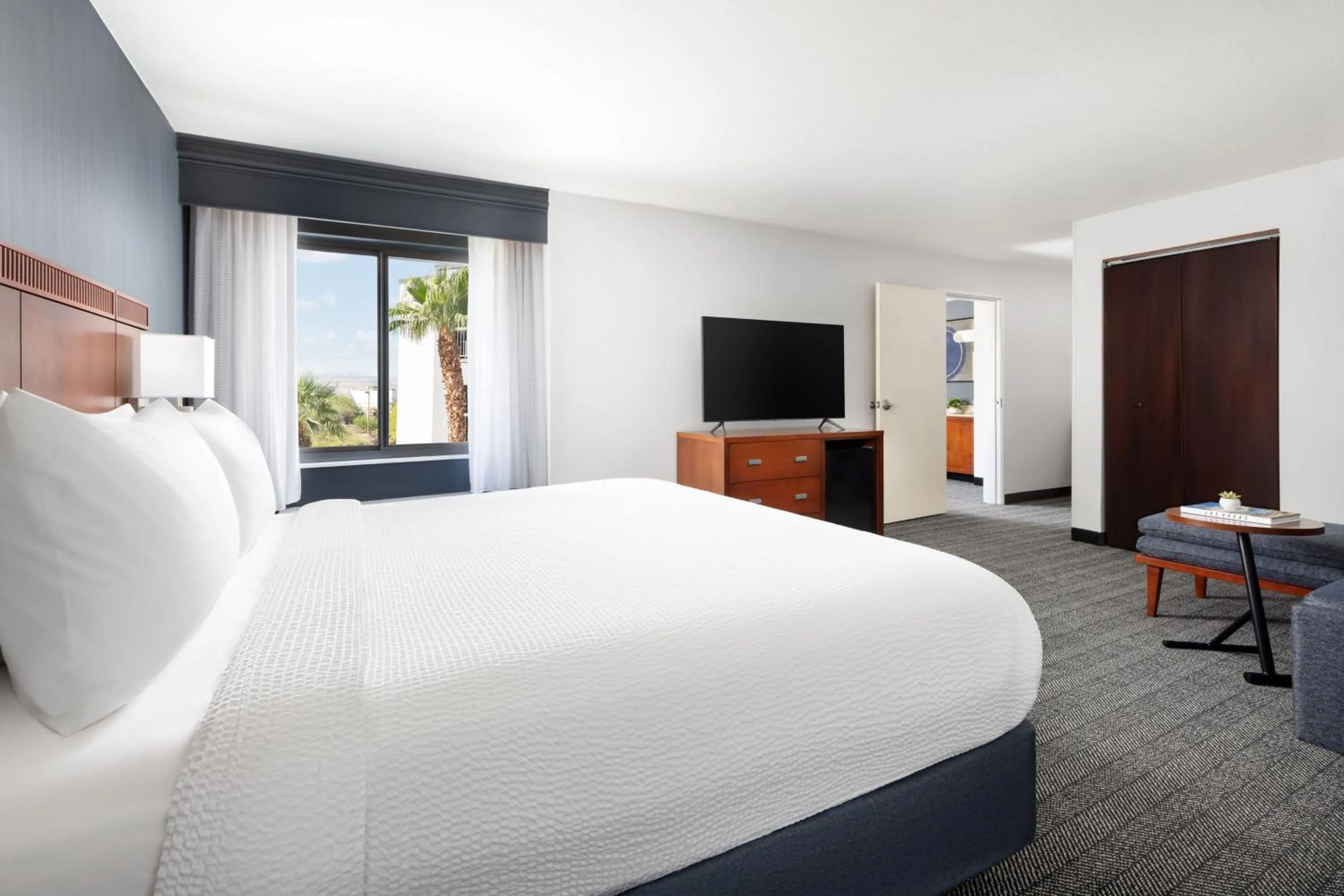 Bedroom, Bed in Courtyard By Marriott Las Vegas Stadium Area