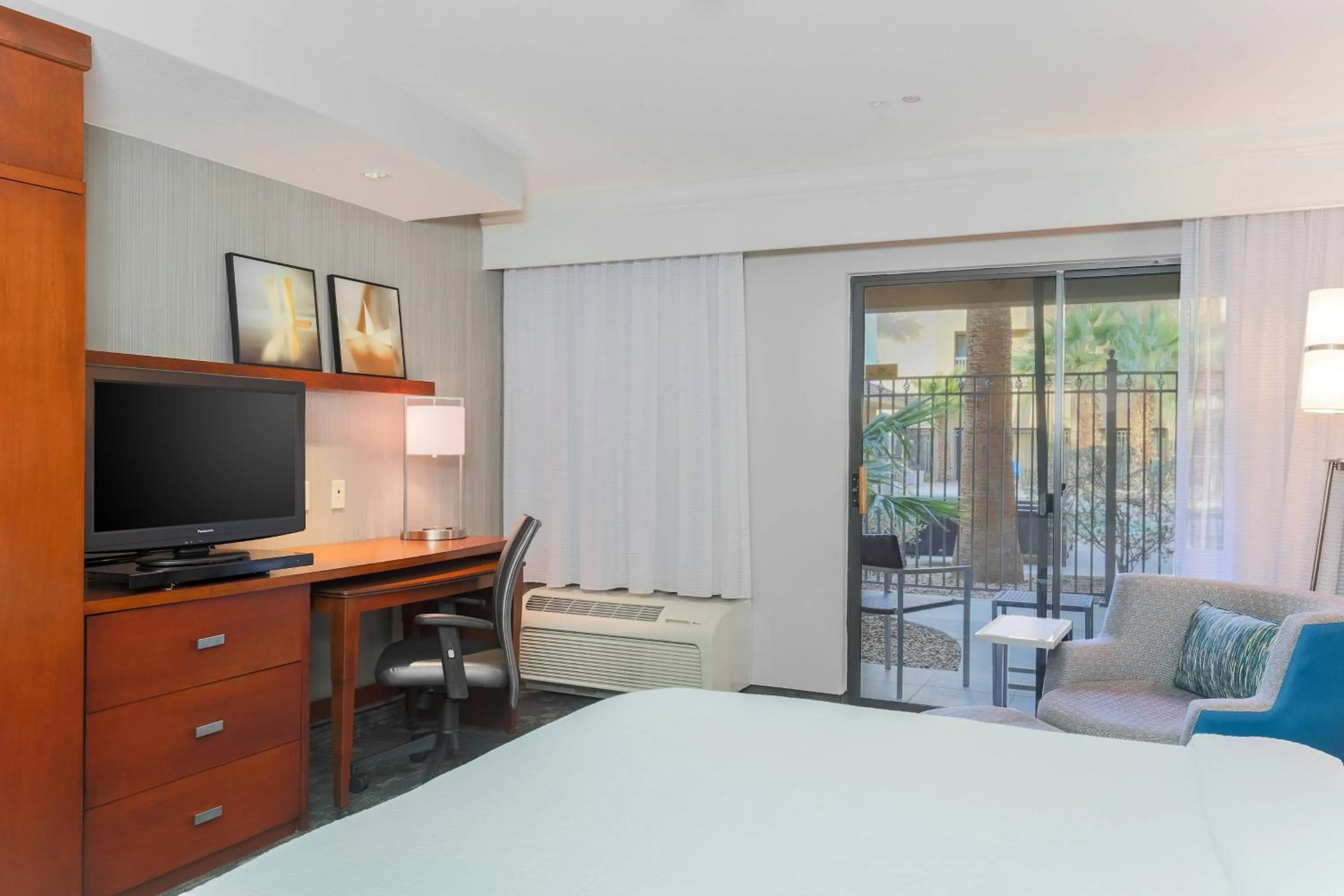 Photo of the whole room, Bed in Courtyard By Marriott Las Vegas Stadium Area