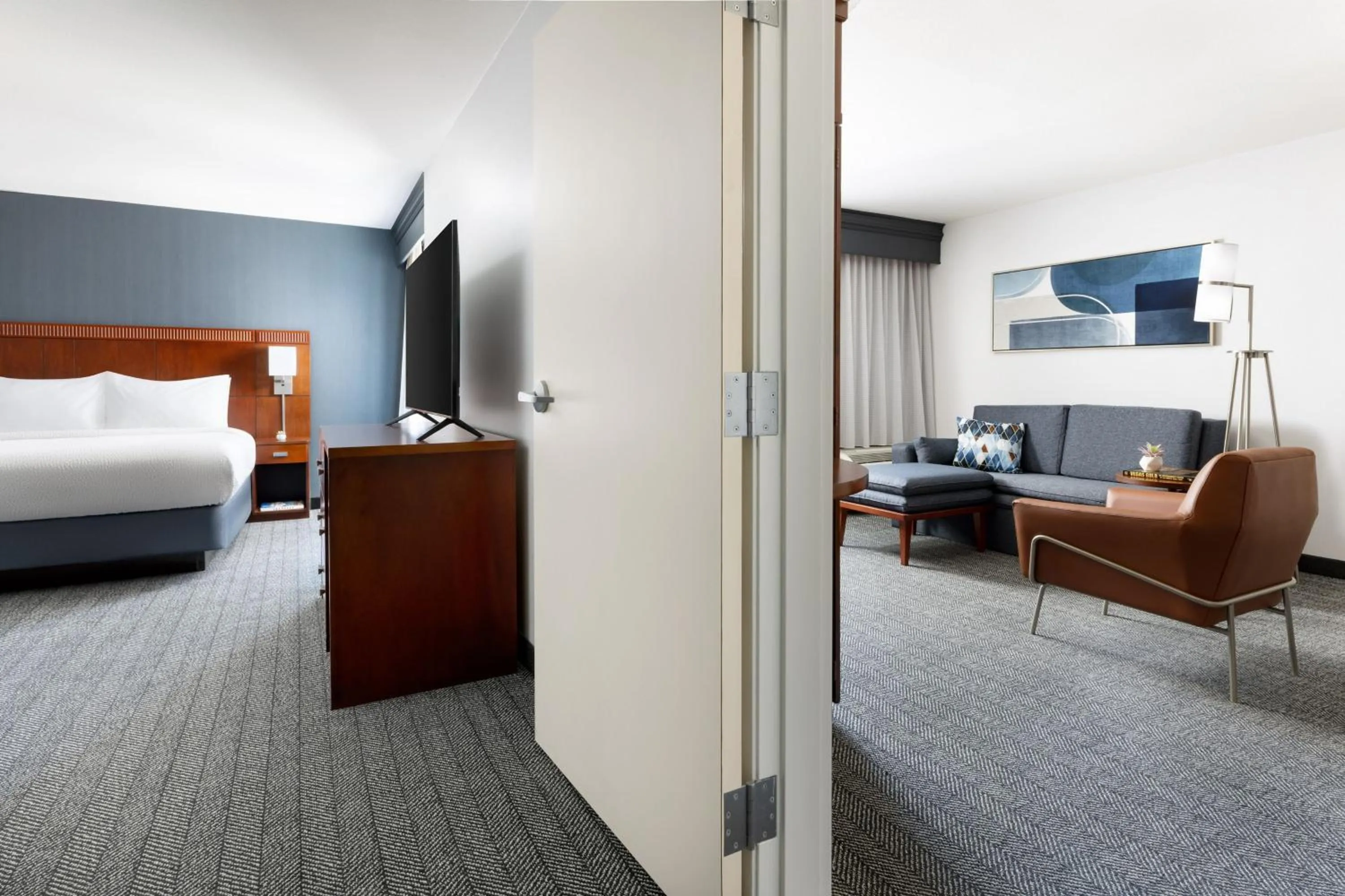 Bedroom, Bed in Courtyard By Marriott Las Vegas Stadium Area