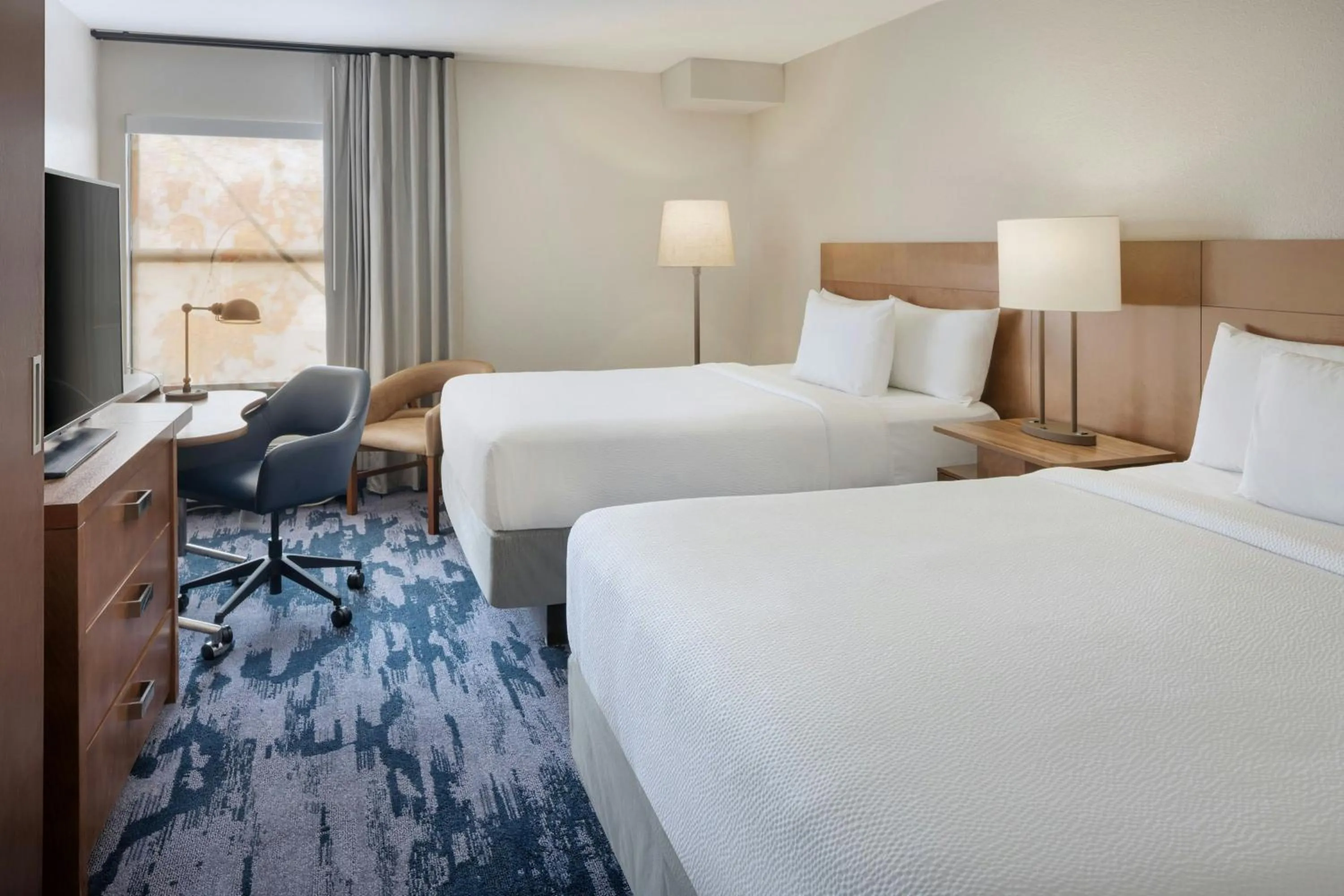 Photo of the whole room, Bed in Fairfield Inn Las Vegas Convention Center