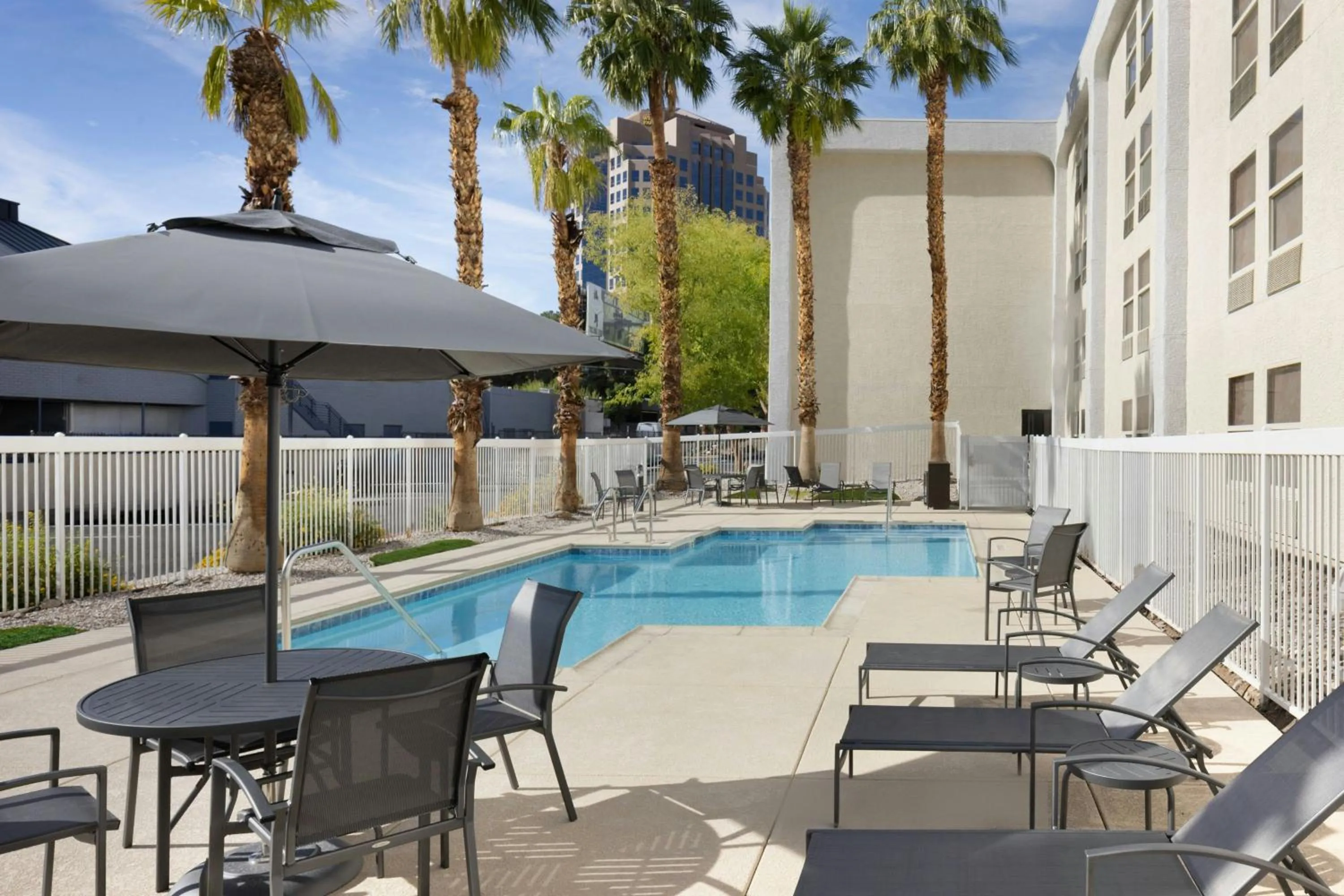 Swimming pool in Fairfield Inn Las Vegas Convention Center