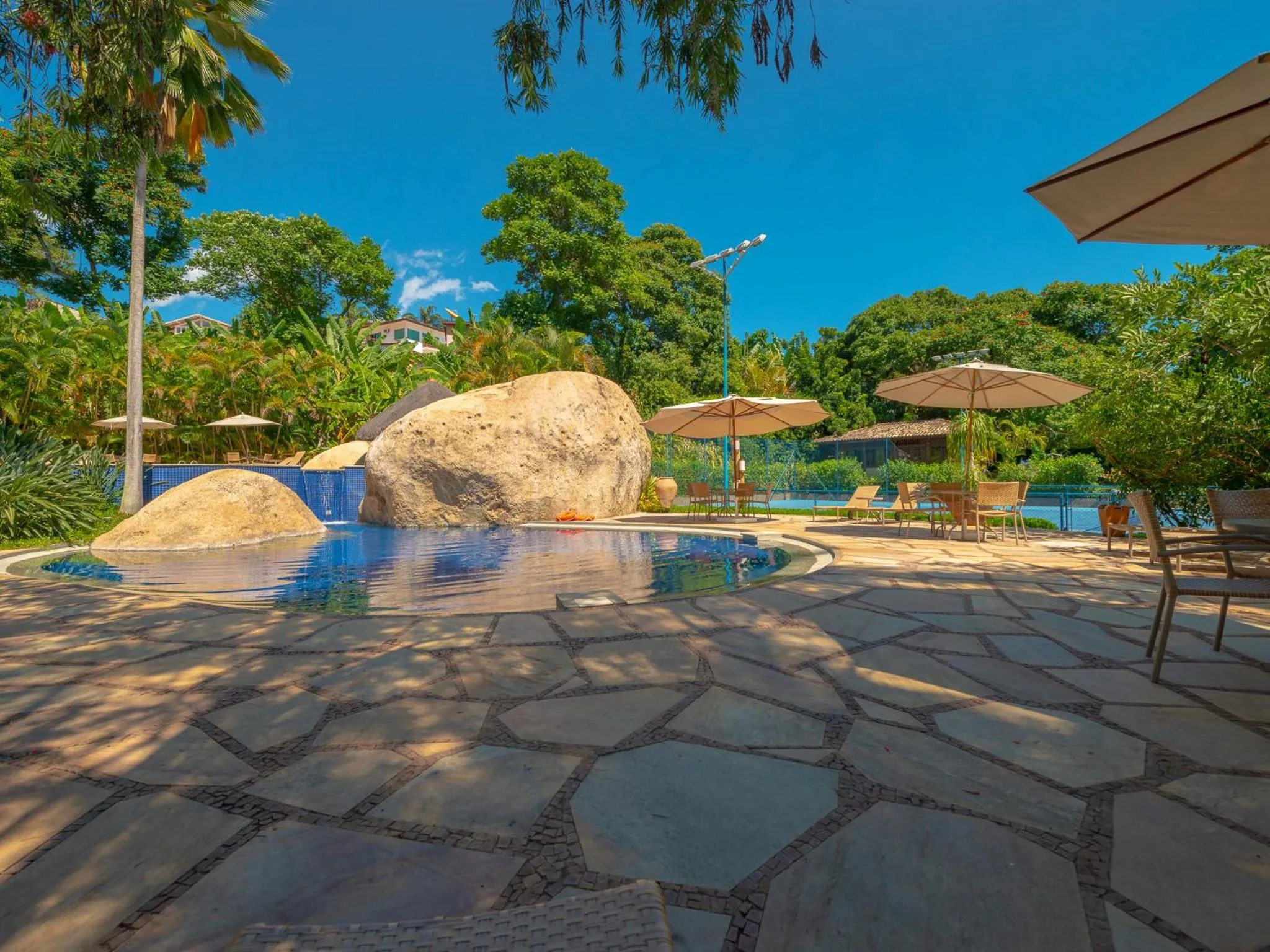 Patio in Hotel Real Villa Bella