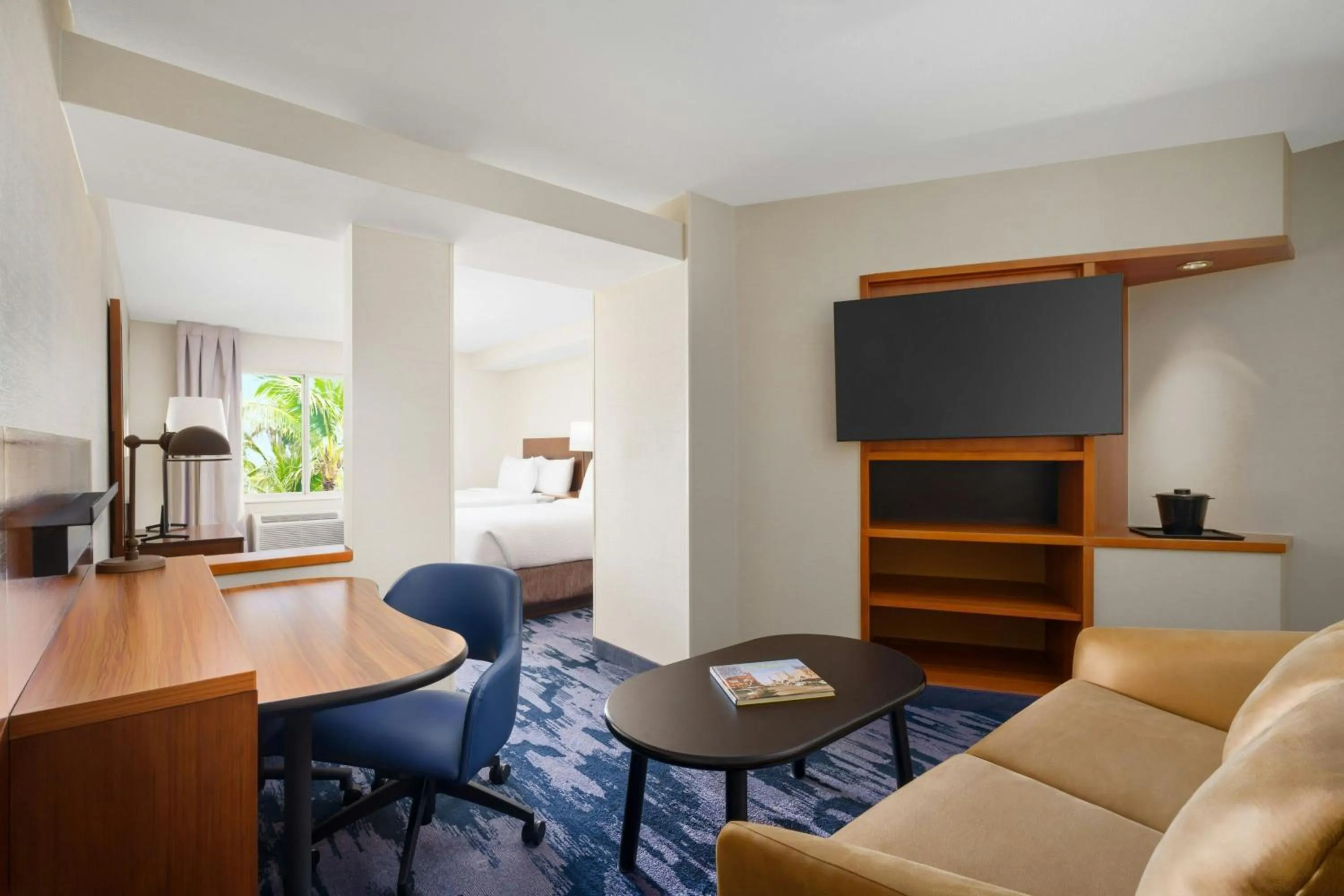 Living room in Fairfield by Marriott Inn & Suites Las Vegas Stadium Area