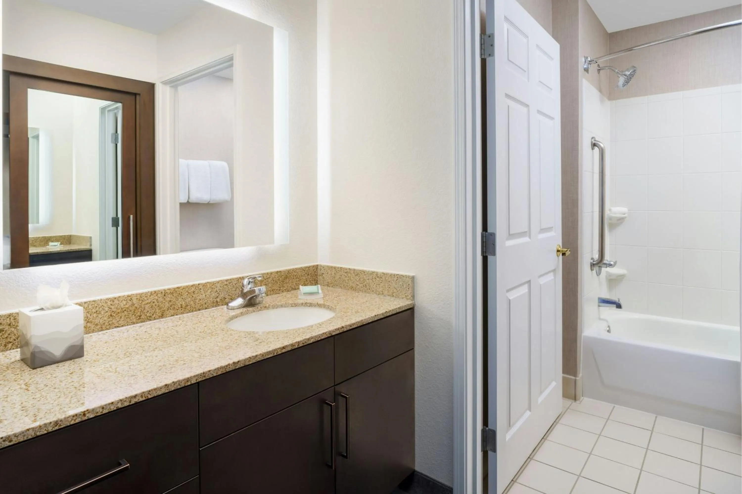 Bathroom in Residence Inn By Marriott Las Vegas Stadium Area