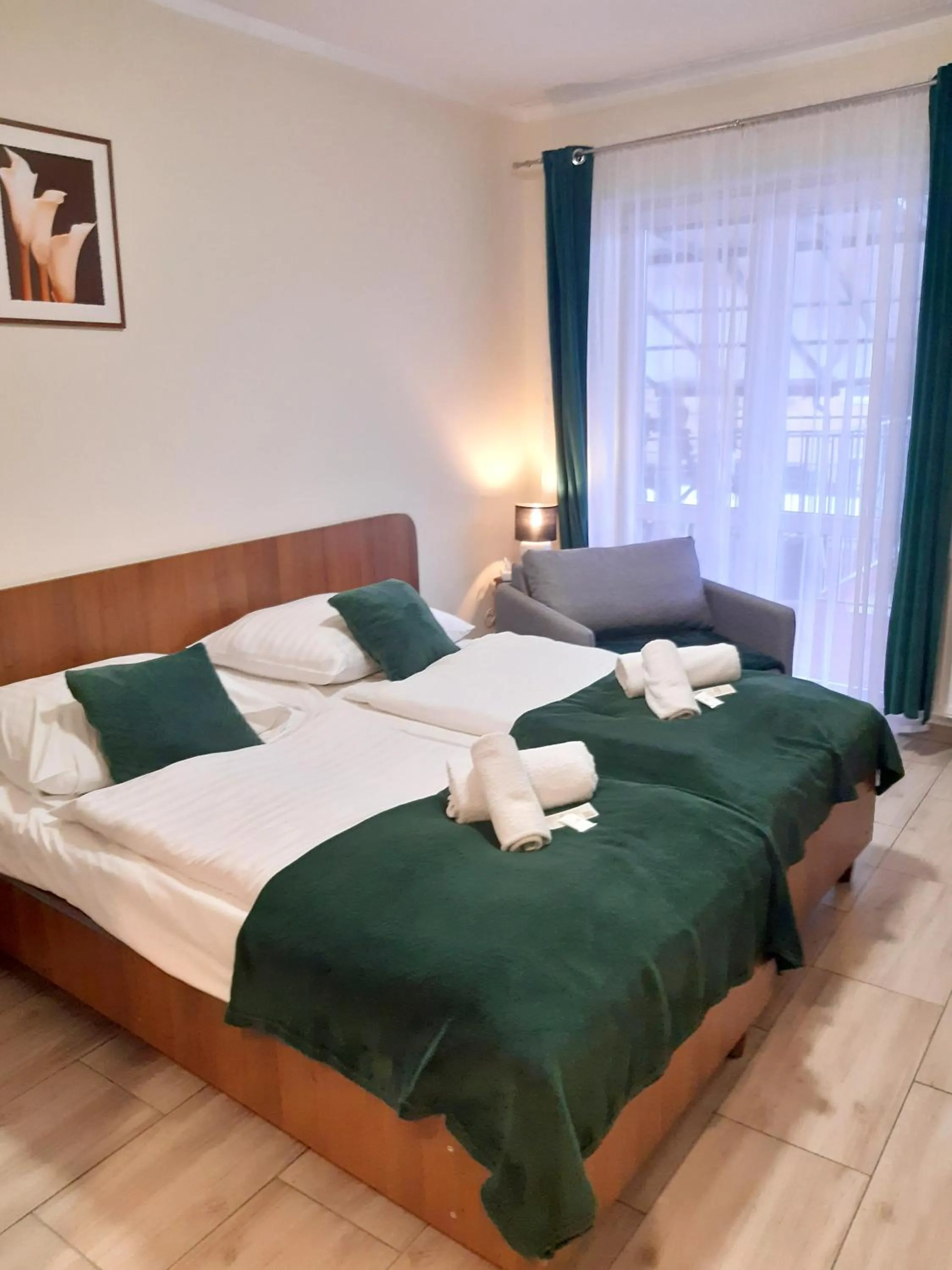 Photo of the whole room, Bed in Rezydencja Korab